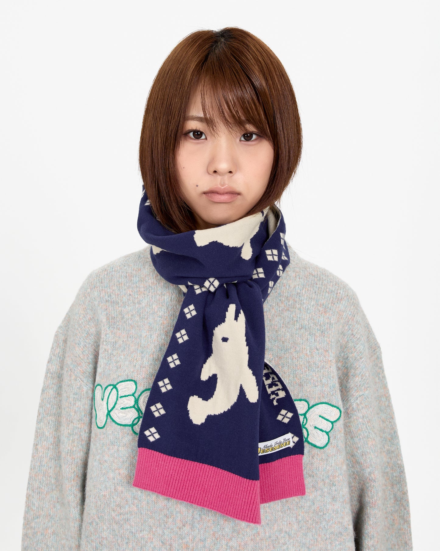Dolphin Knit Scarf