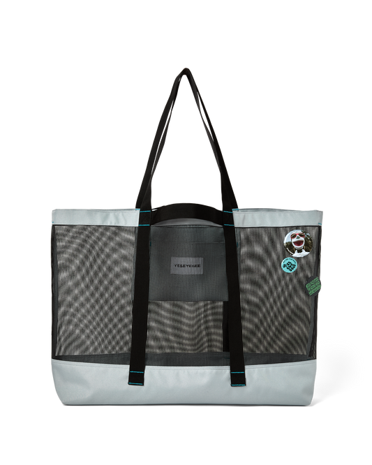 FACE OKA Badge Mesh Tote