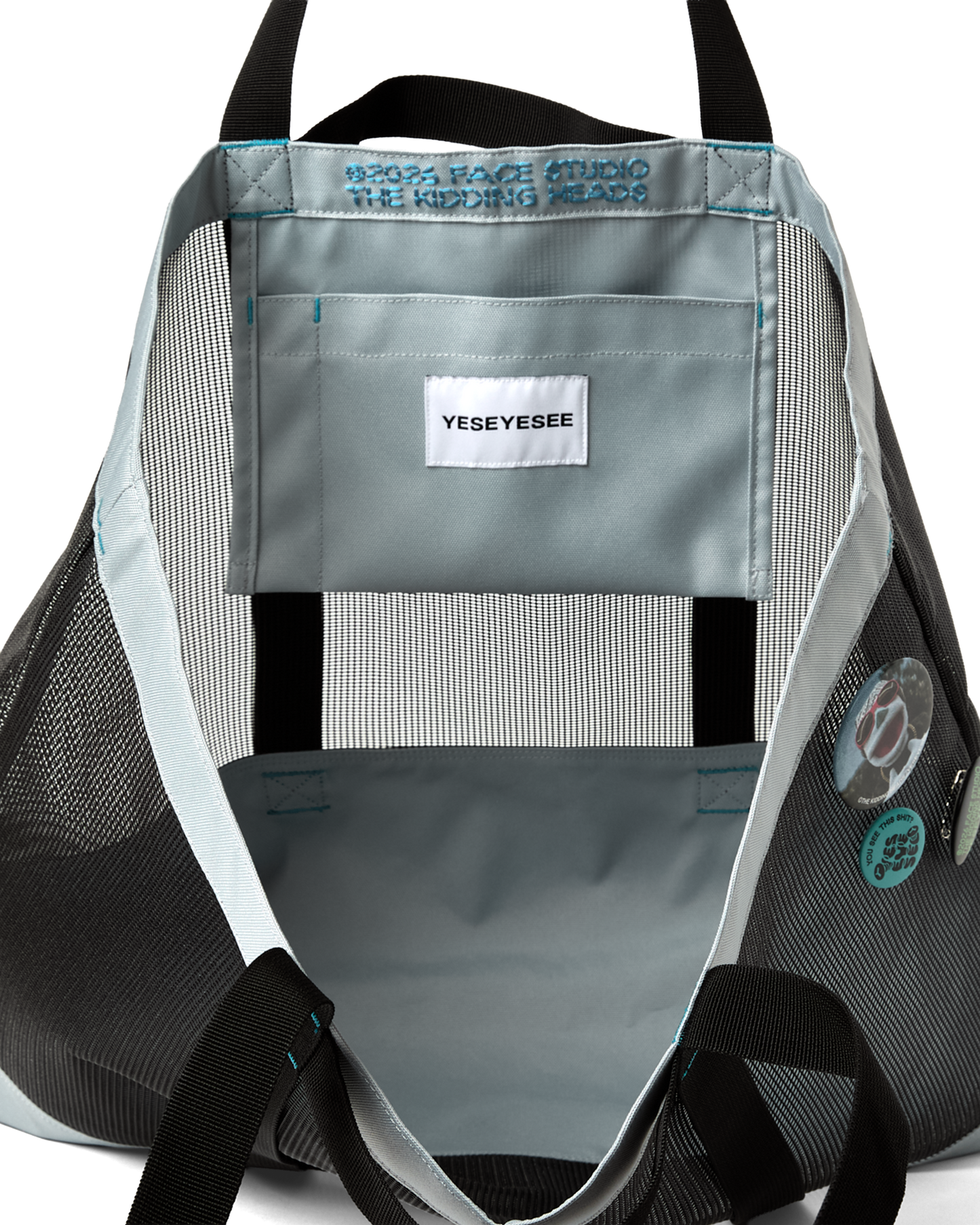 FACE OKA Badge Mesh Tote