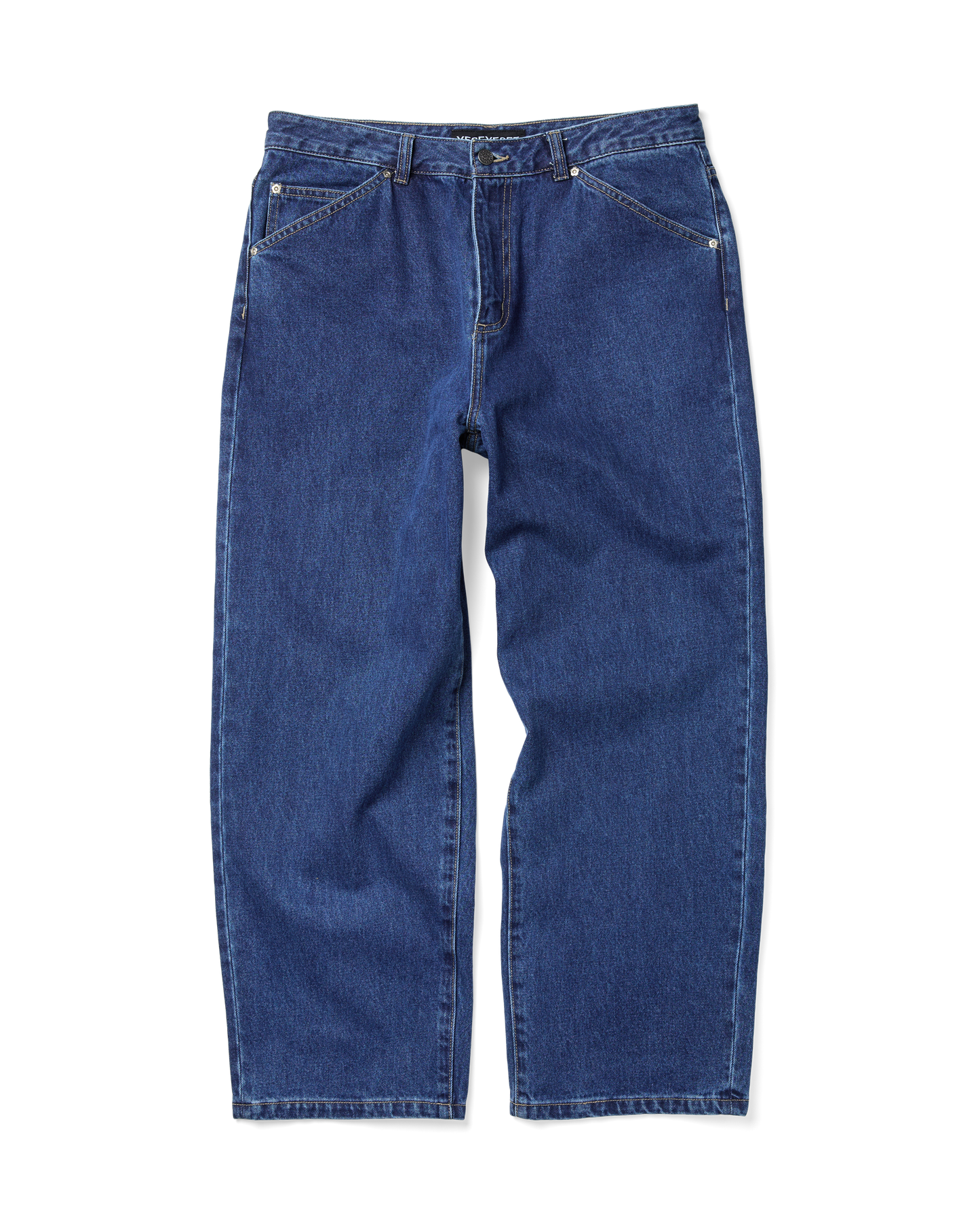 Flower Rivet Denim Pants