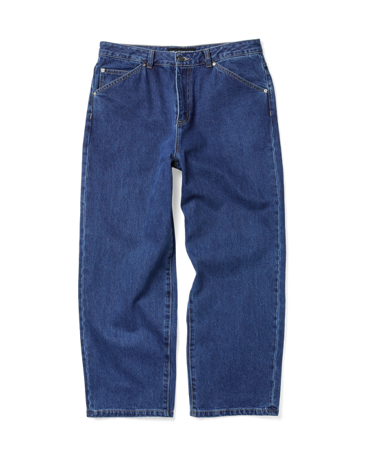 Flower Rivet Denim Pants