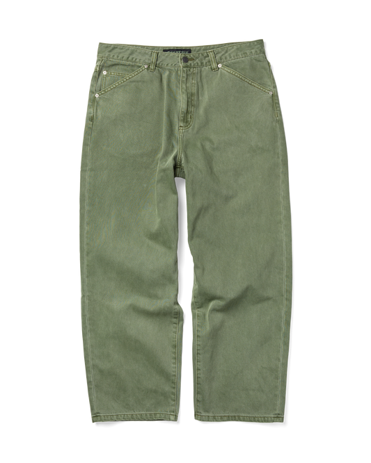 Flower Rivet Denim Pants