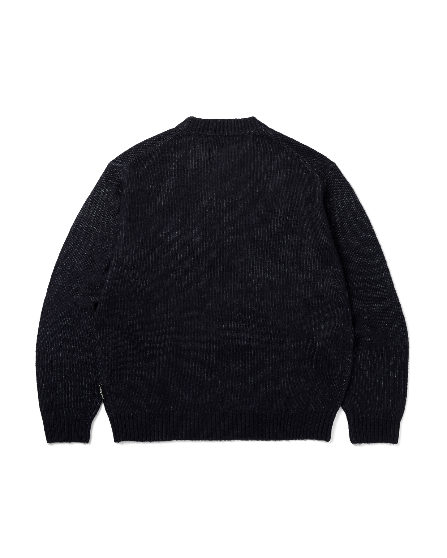 Marble Pattern Logo Knit Pullover