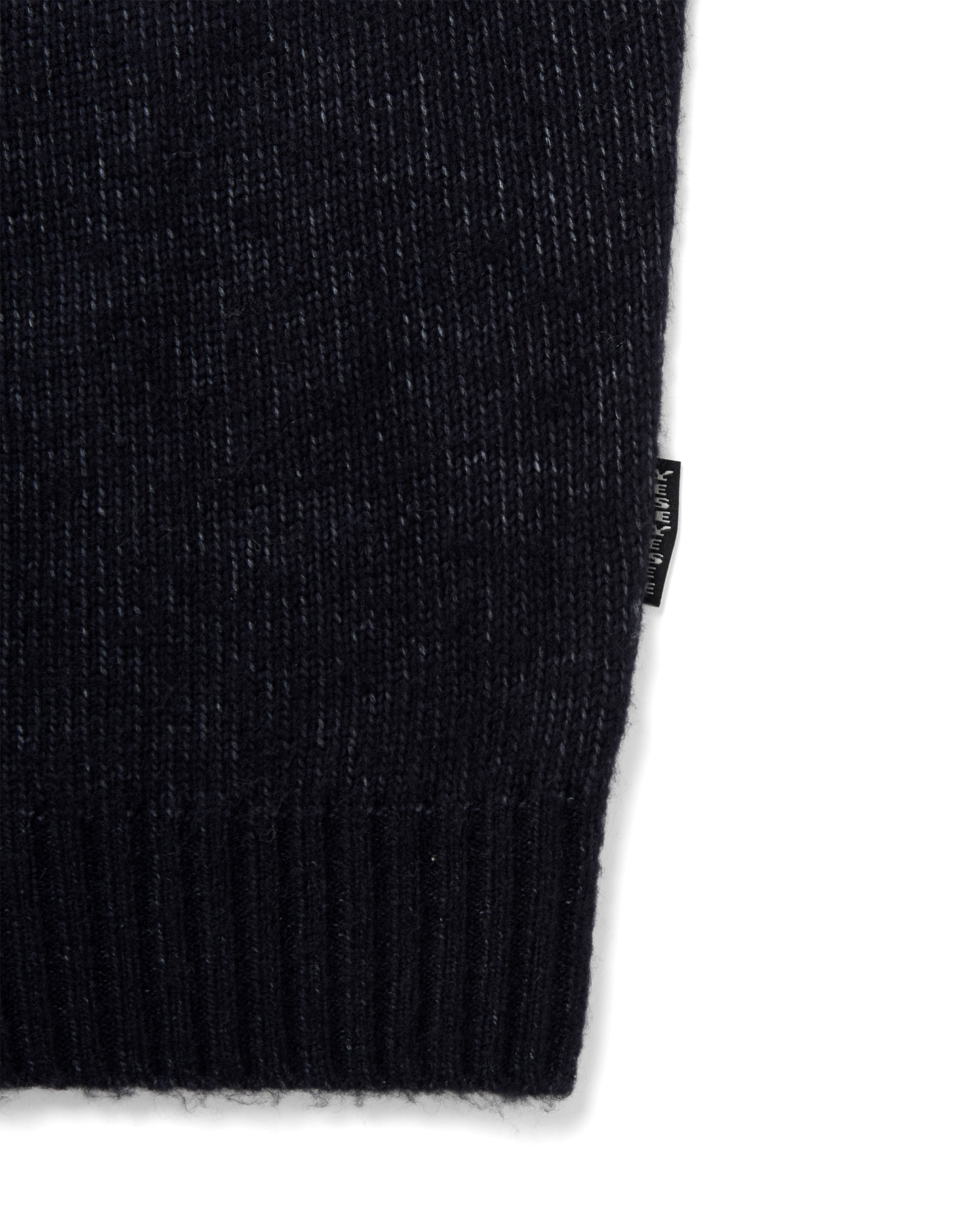 Marble Pattern Logo Knit Pullover