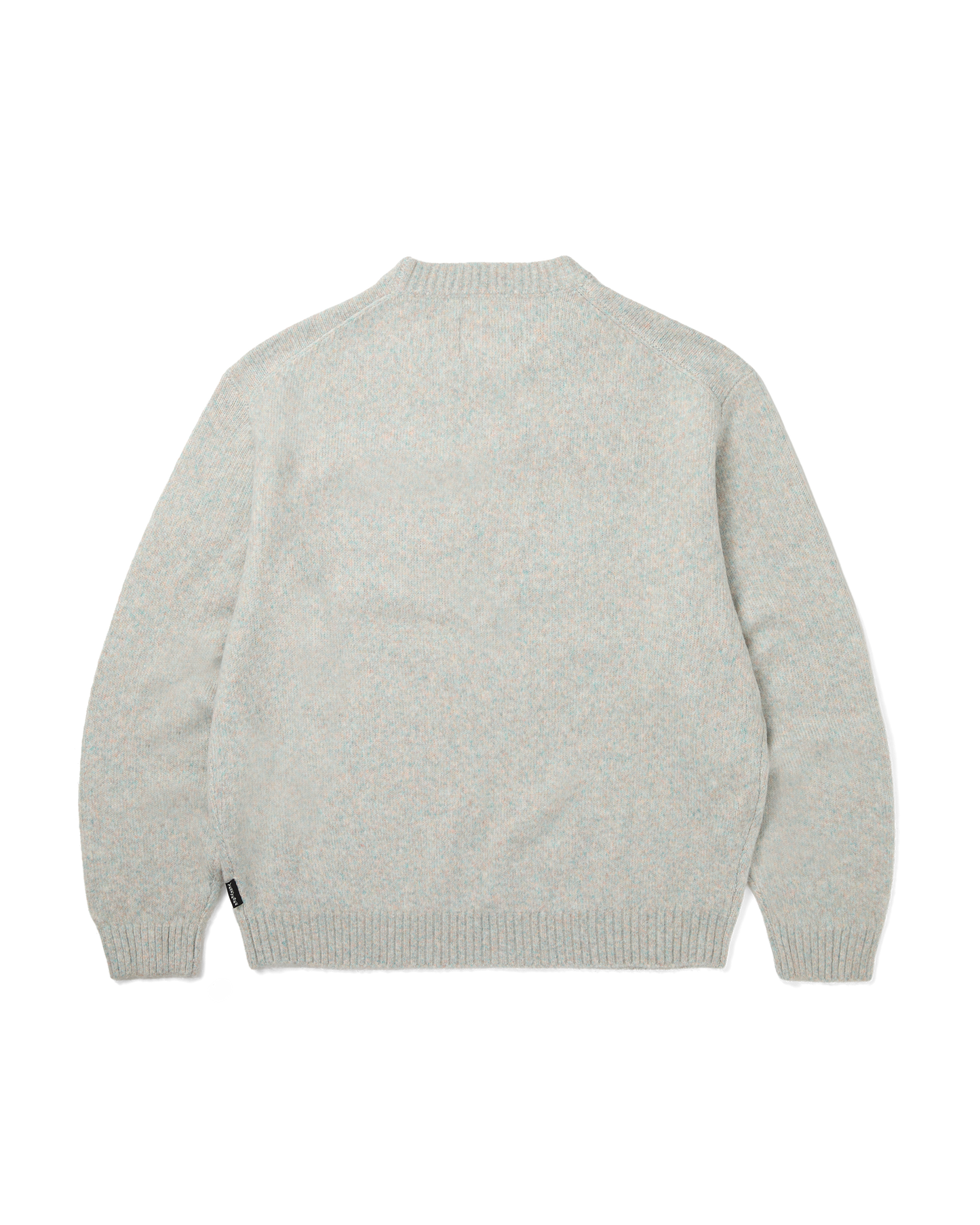 Marble Pattern Logo Knit Pullover