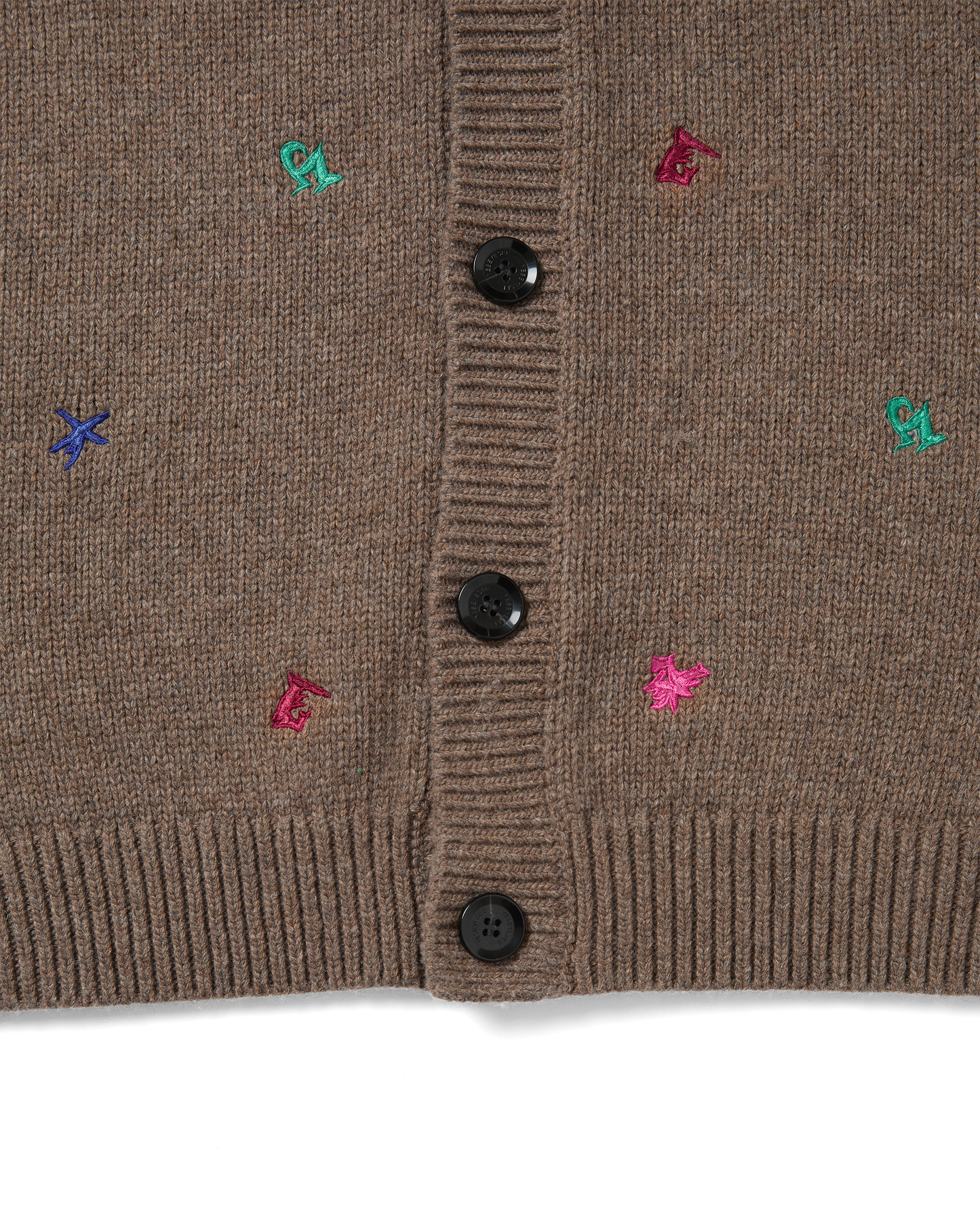 Multi Embroidery Knit Cardigan