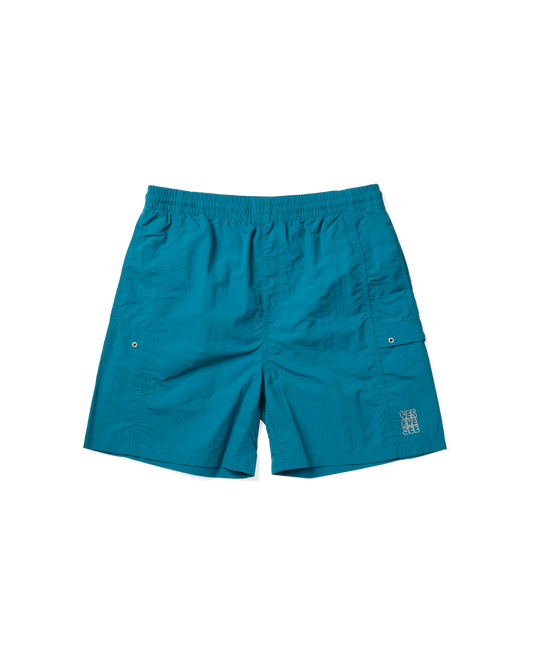 Paneled Nylon Shorts