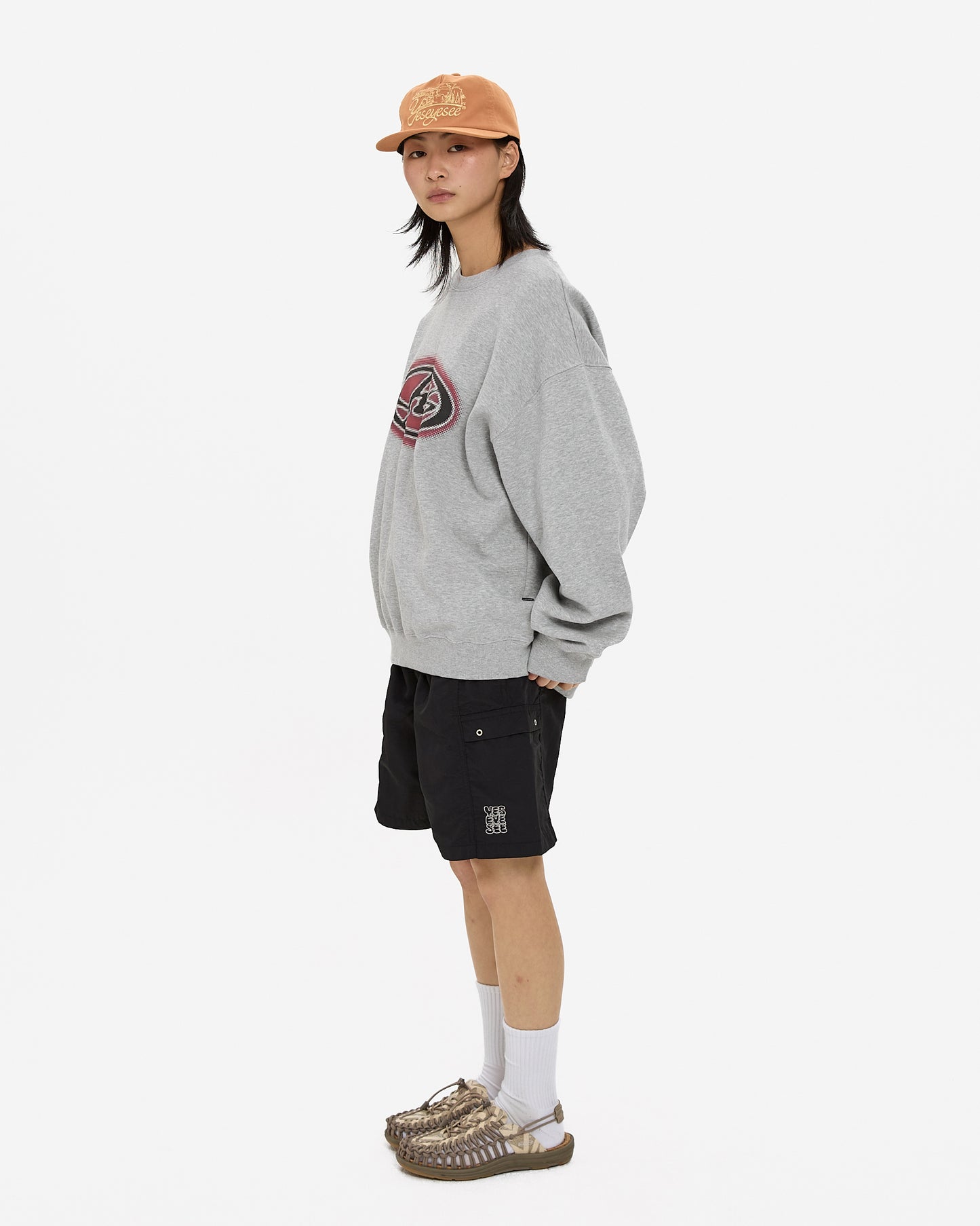 Paneled Nylon Shorts