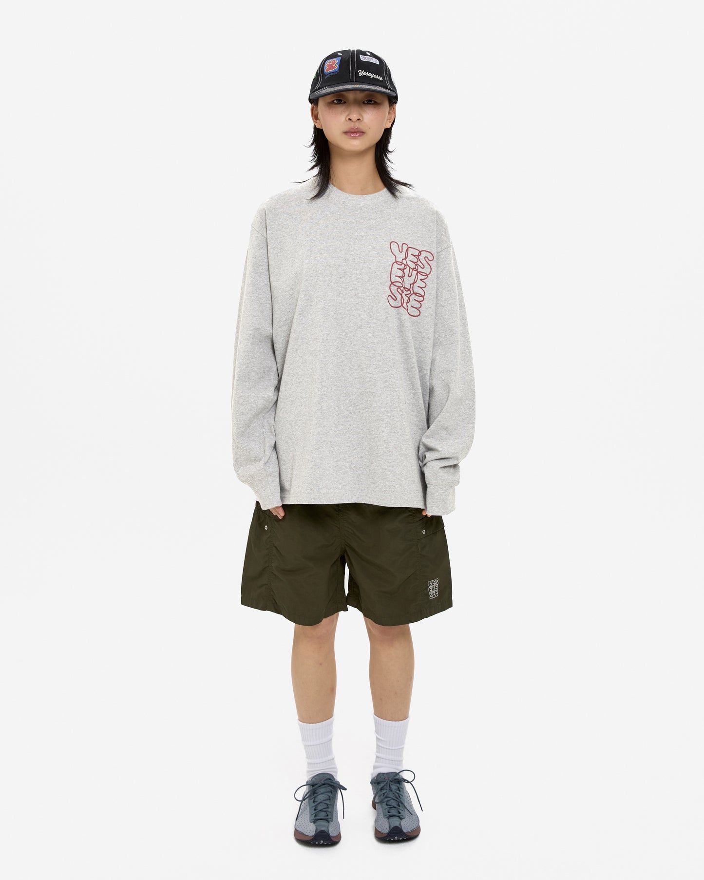 Paneled Nylon Shorts