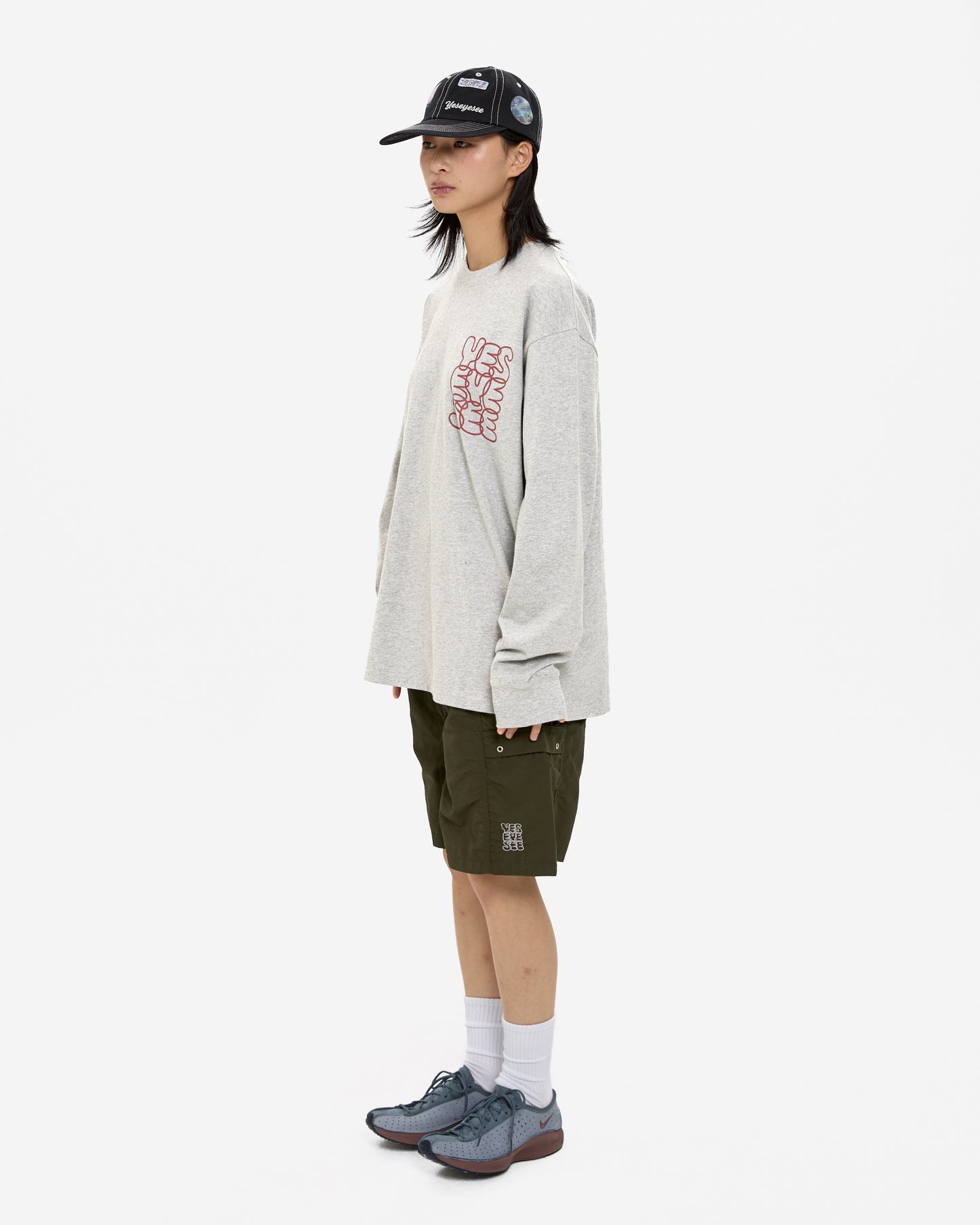 Paneled Nylon Shorts