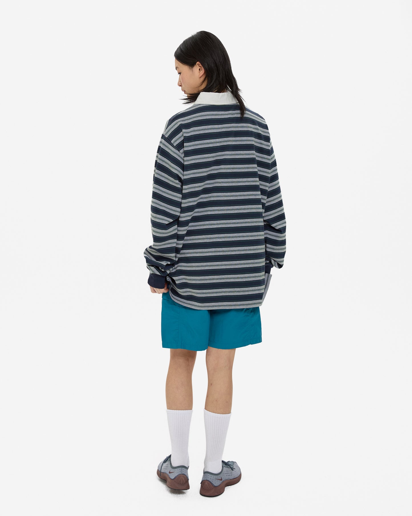Paneled Nylon Shorts