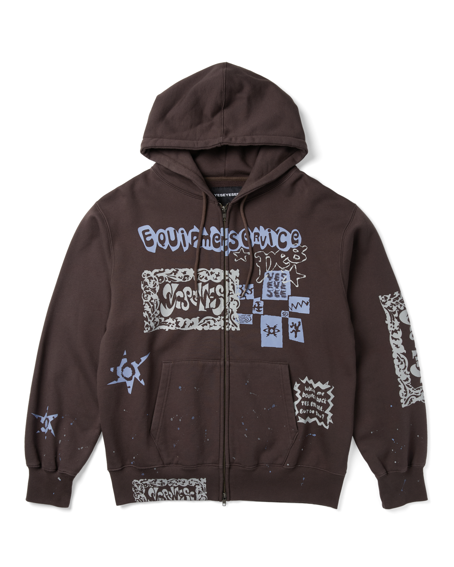Scanned Zip-up Hoodie
