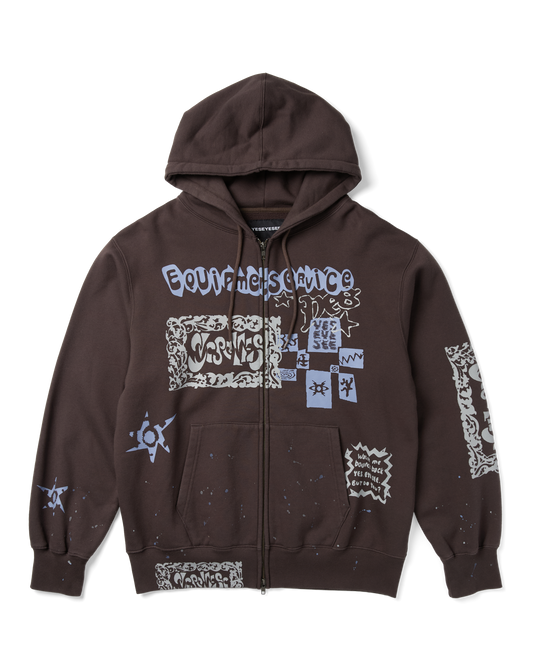 Scanned Zip-up Hoodie