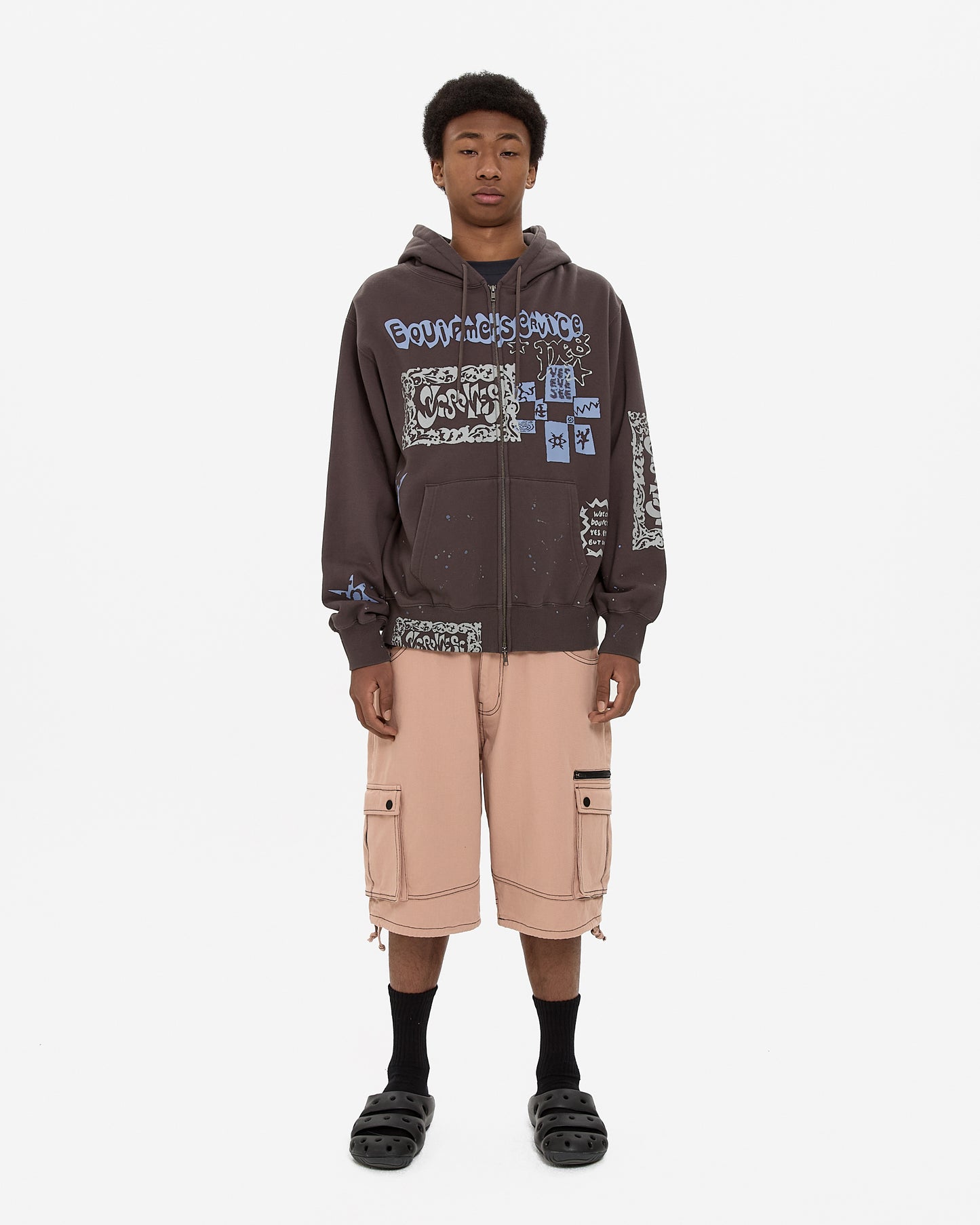 Scanned Zip-up Hoodie