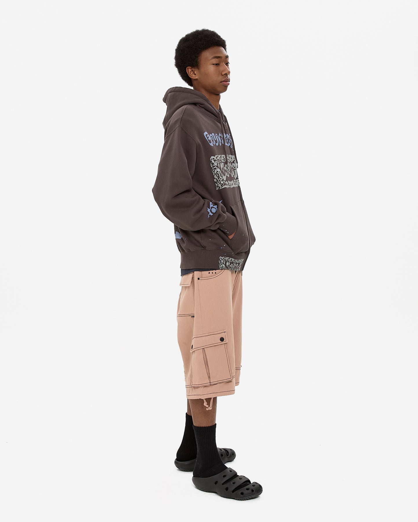 Scanned Zip-up Hoodie