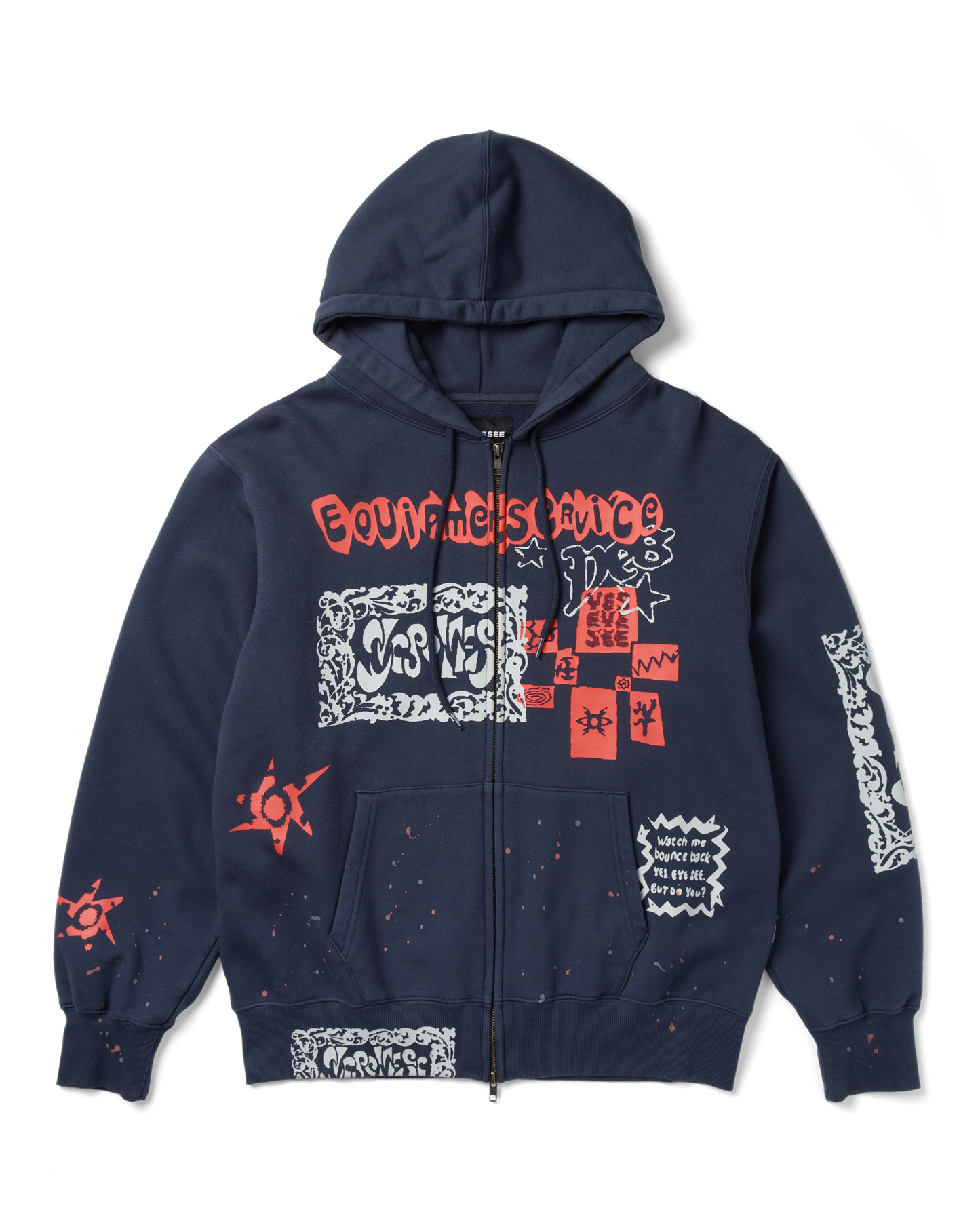Scanned Zip-up Hoodie