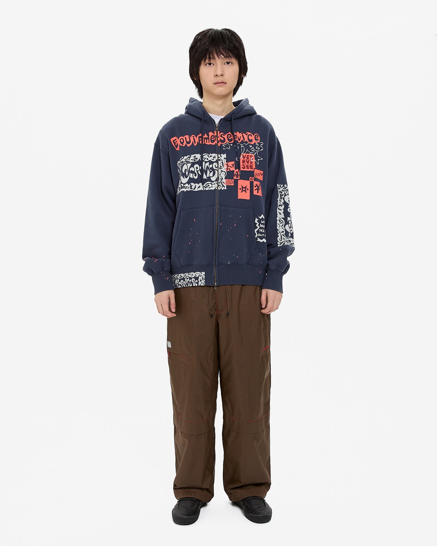 Scanned Zip-up Hoodie
