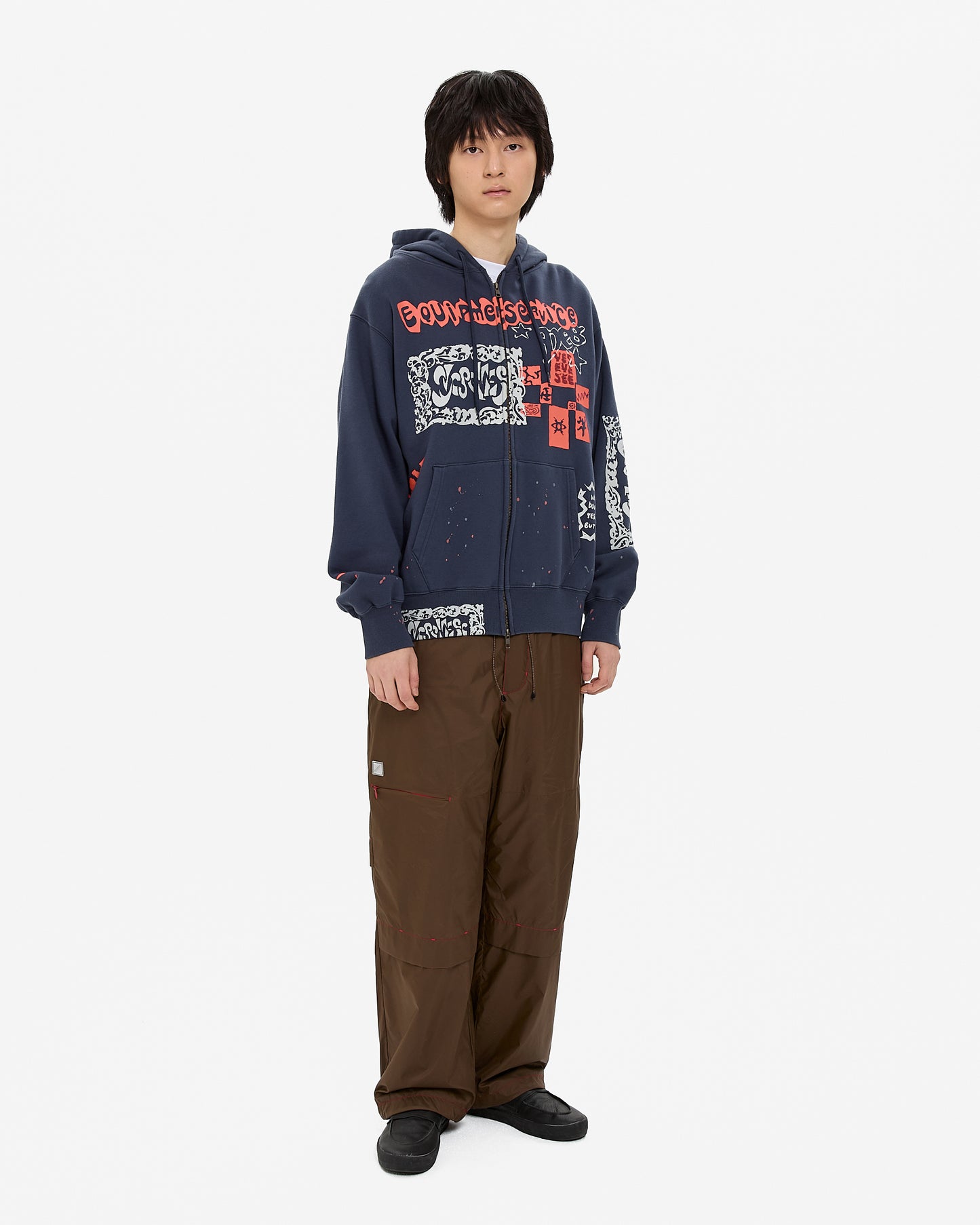 Scanned Zip-up Hoodie