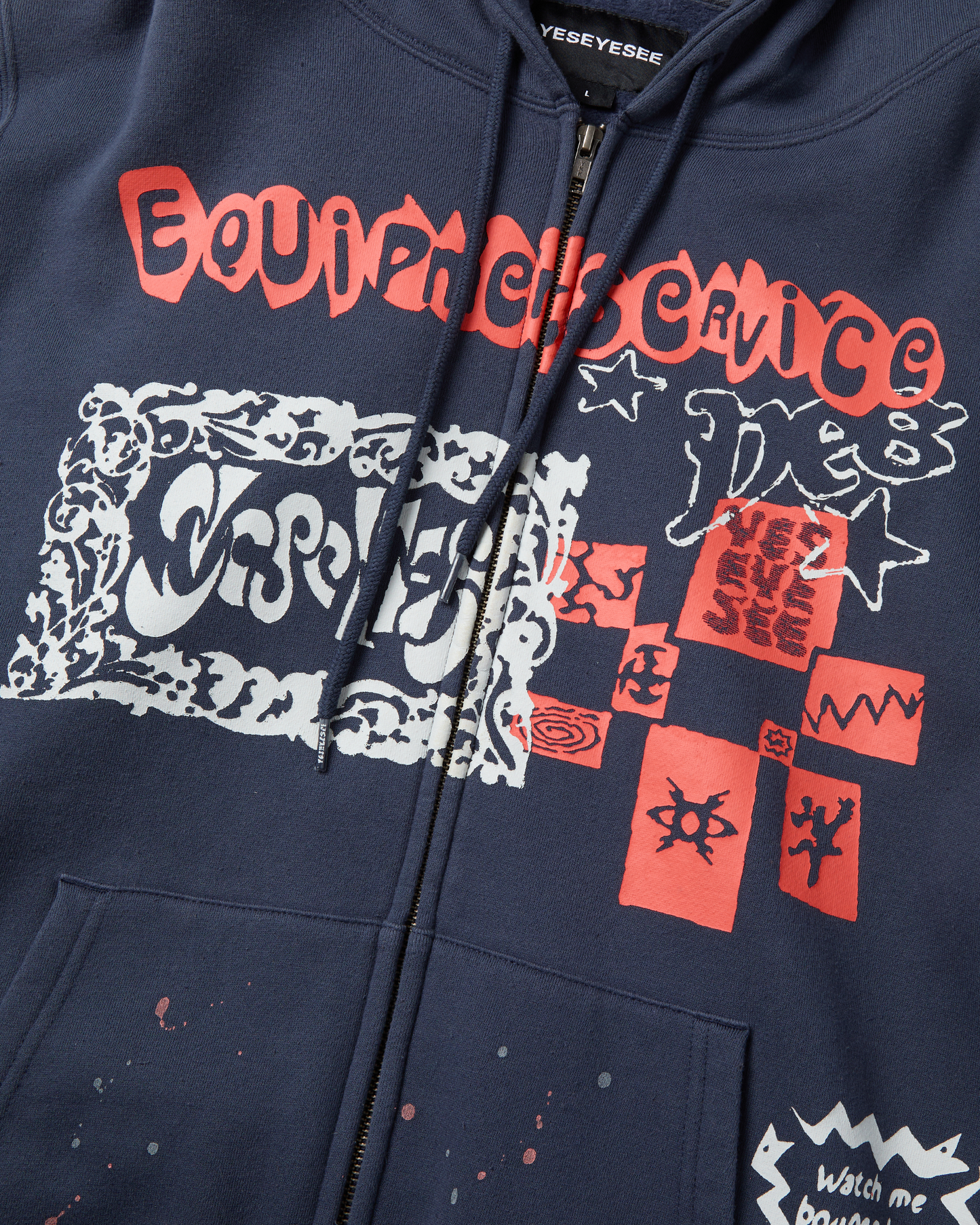 Scanned Zip-up Hoodie
