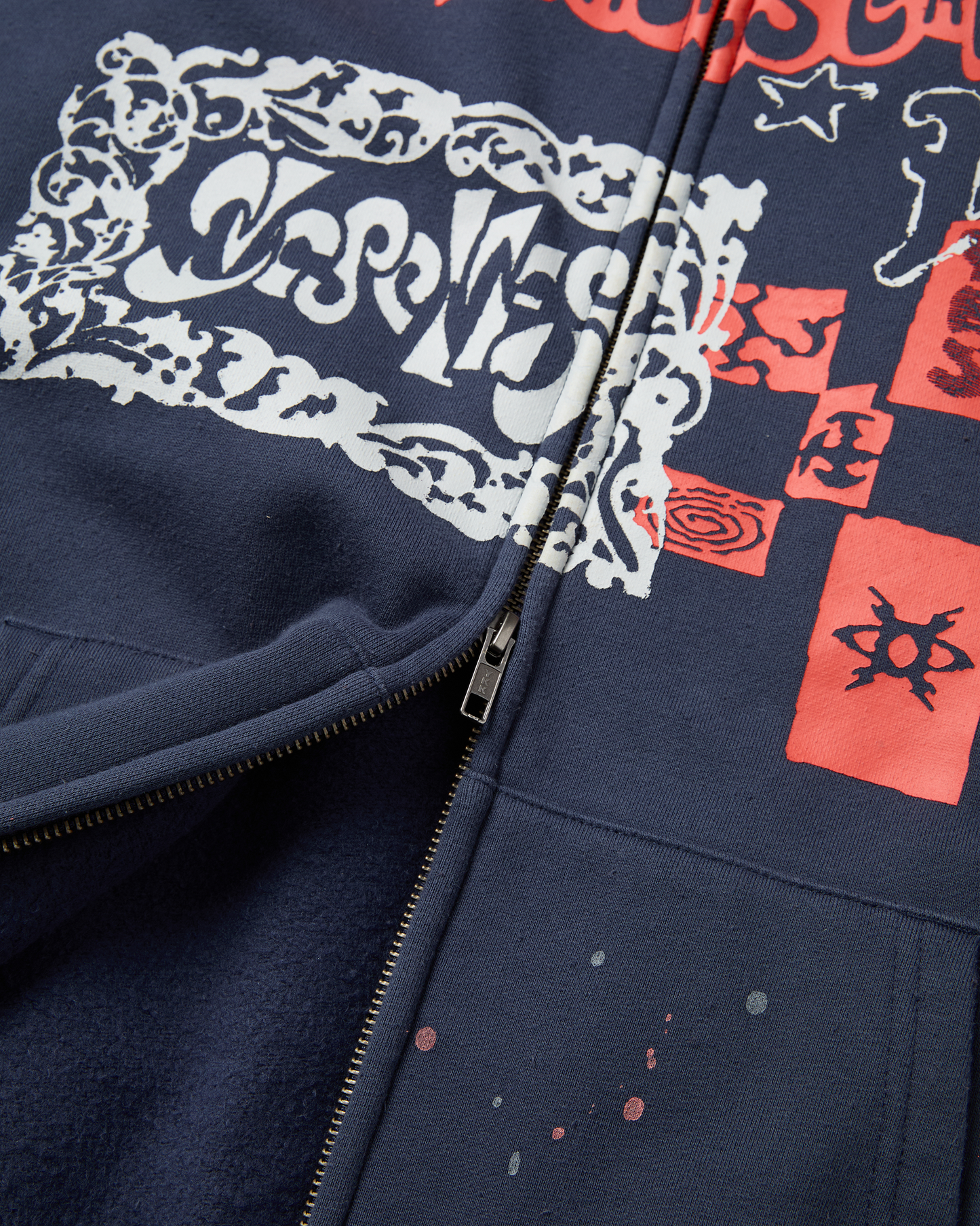 Scanned Zip-up Hoodie