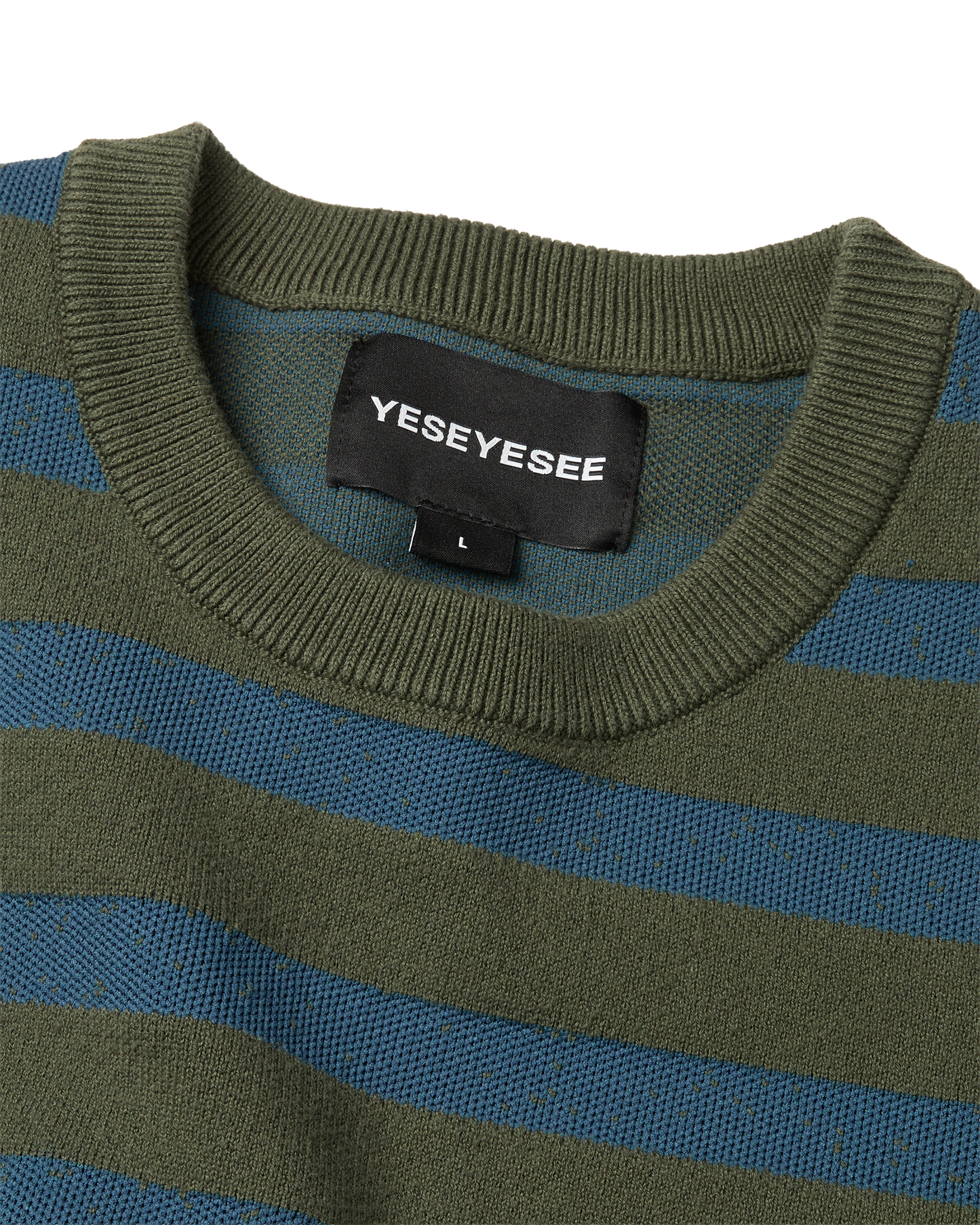 Speckled Stripe Knit Pullover