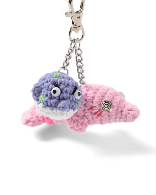 Stoned Dolphin Keyring