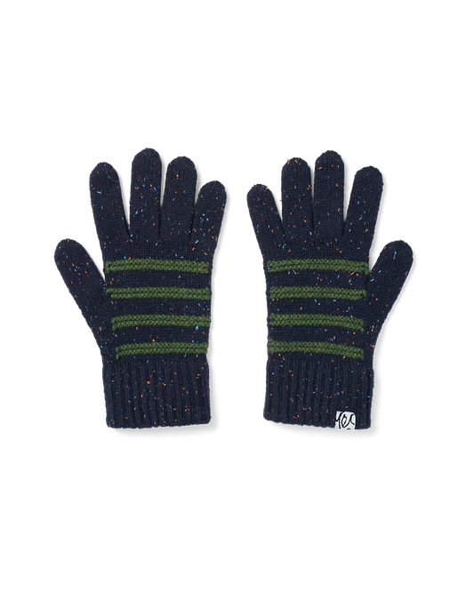 Stripe Knit Gloves