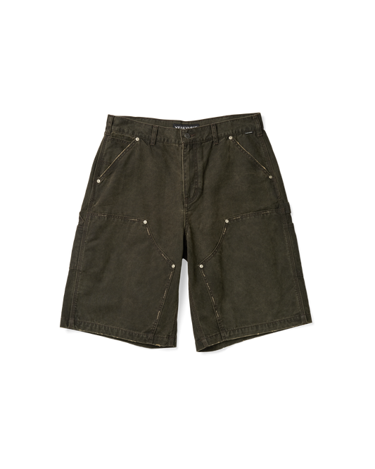 Washed Canvas Carpenter Shorts
