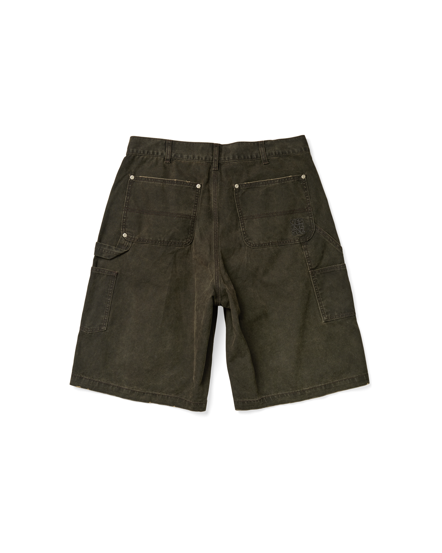 Washed Canvas Carpenter Shorts