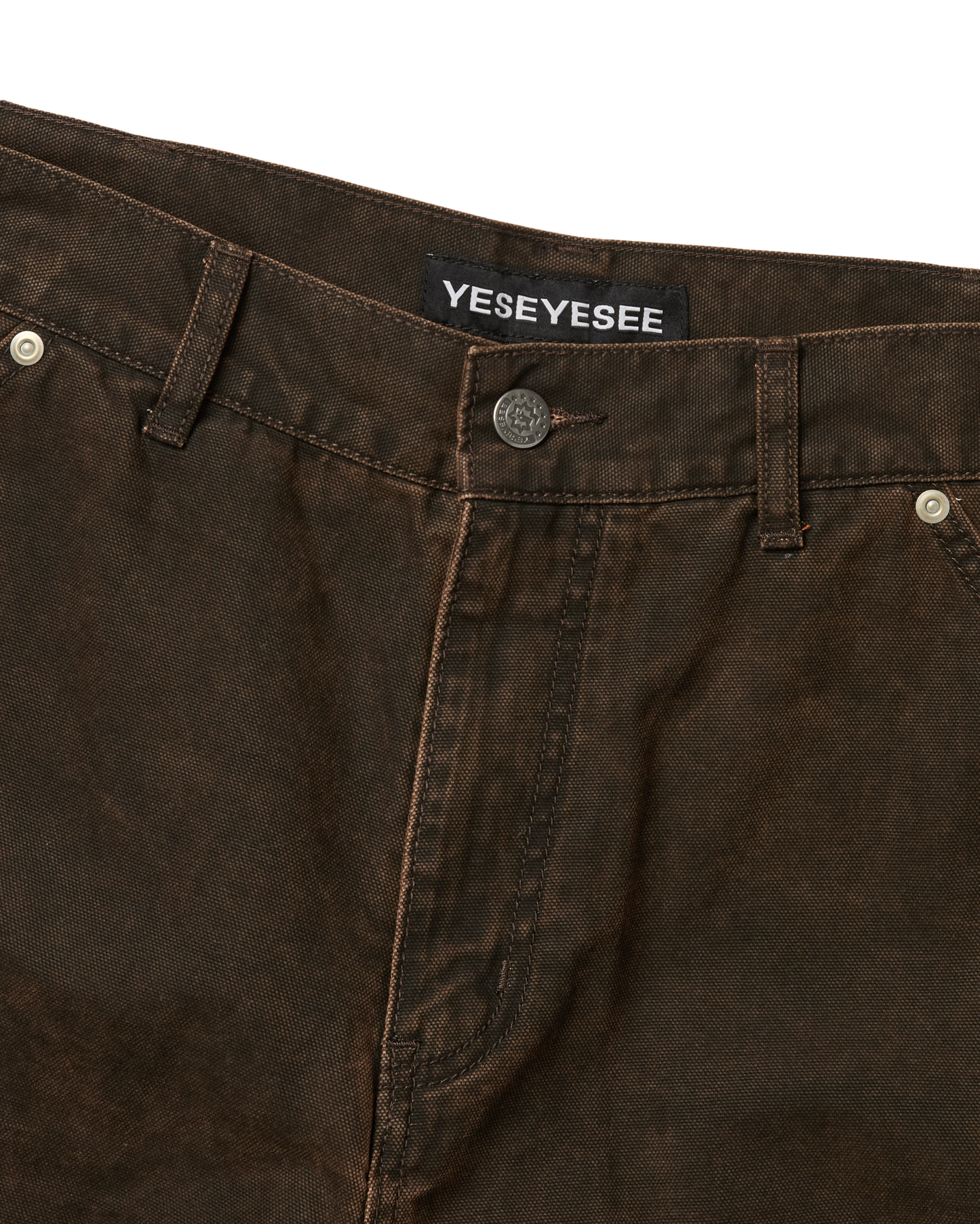 Washed Canvas Carpenter Shorts
