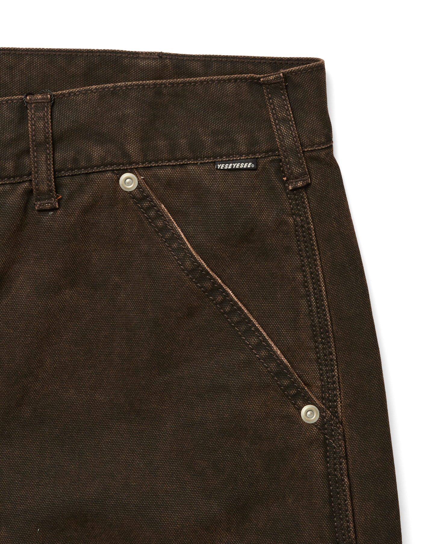 Washed Canvas Carpenter Shorts