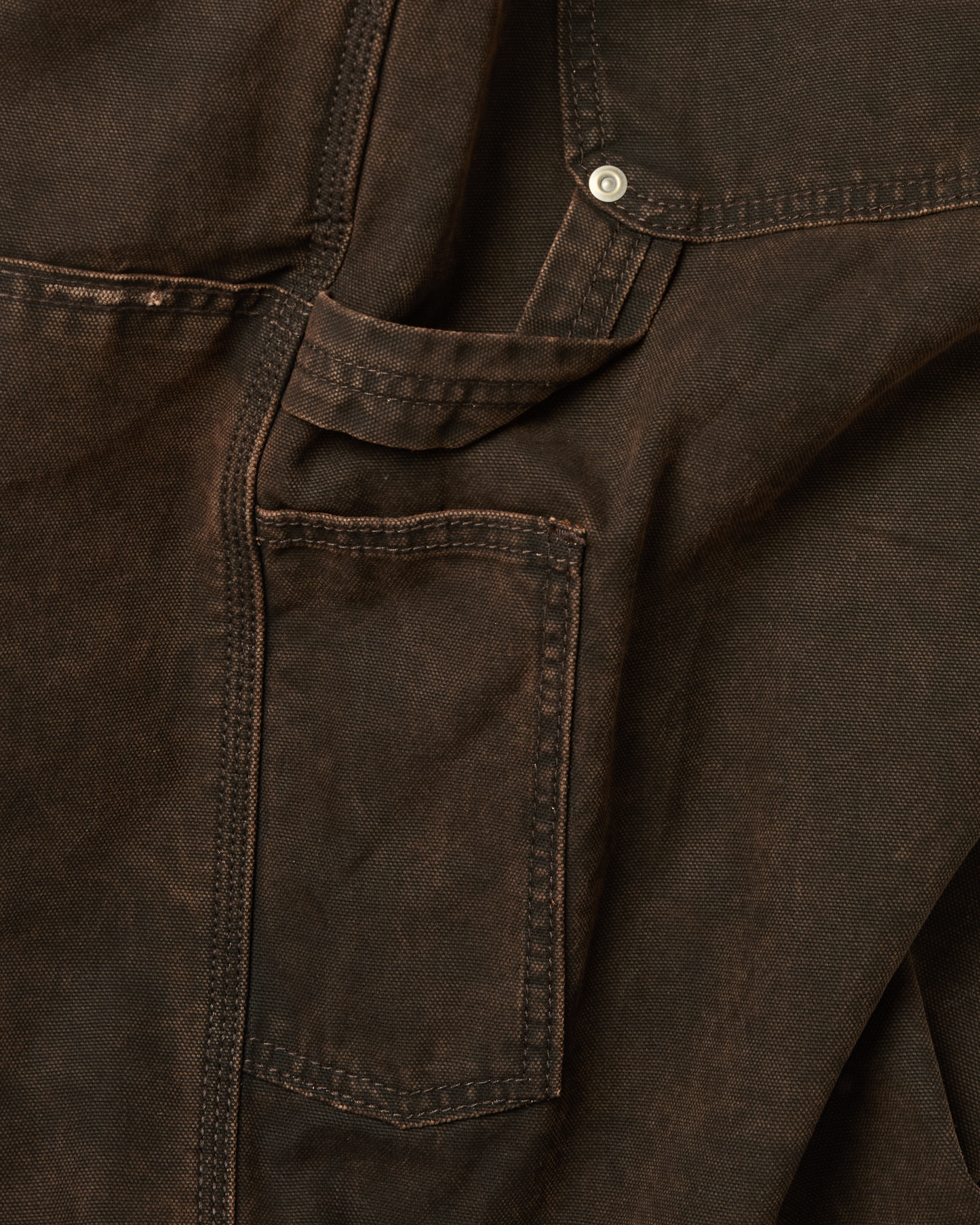 Washed Canvas Carpenter Shorts
