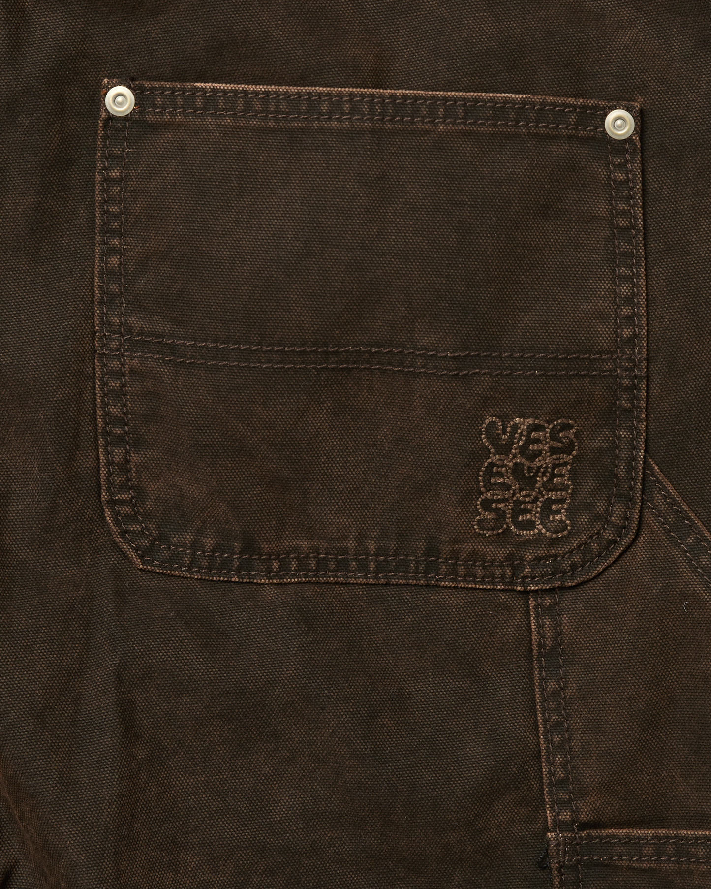 Washed Canvas Carpenter Shorts