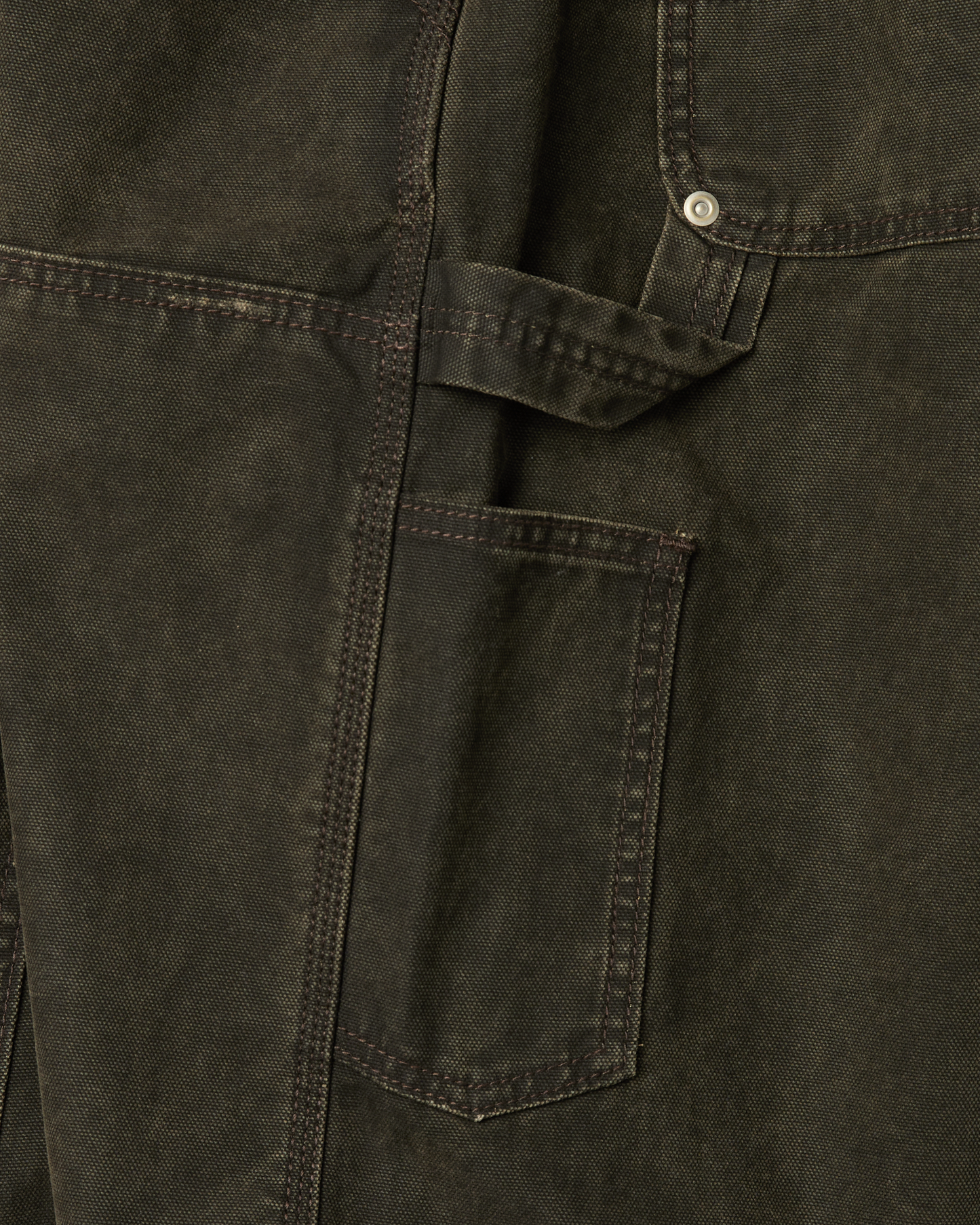 Washed Canvas Carpenter Shorts