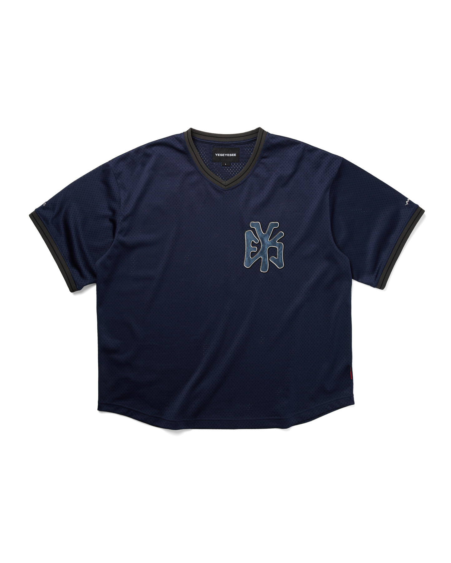 Y.E.S Mesh Baseball Tee