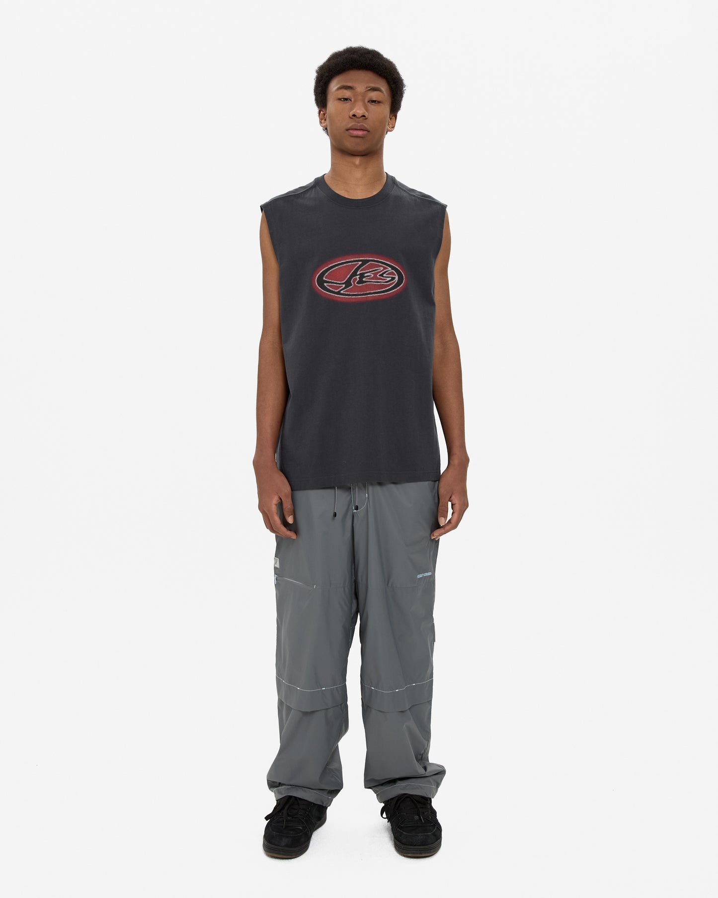 Y.E.S Oval Logo Sleeveless