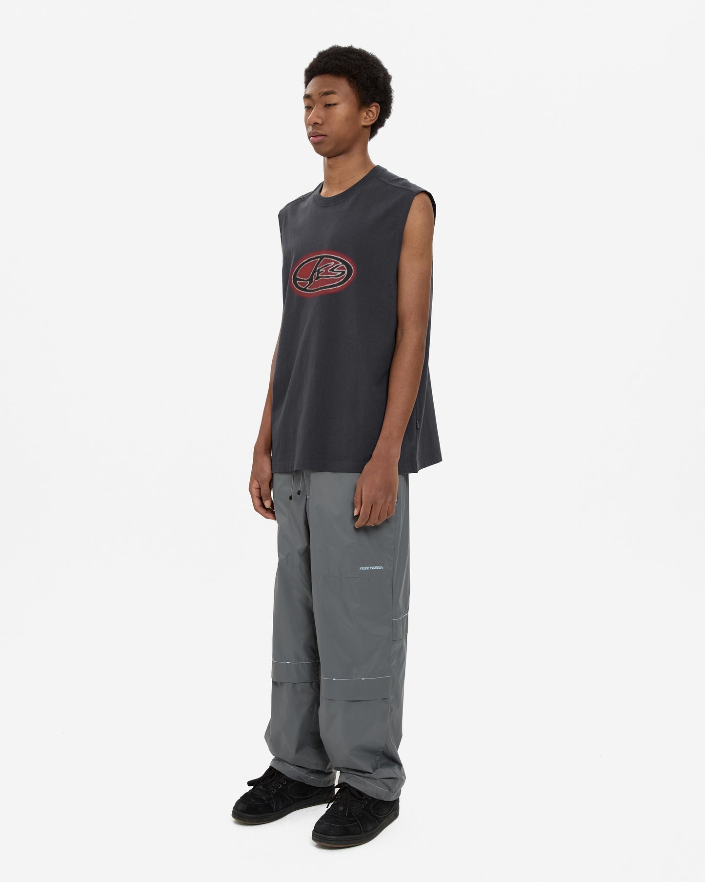 Y.E.S Oval Logo Sleeveless