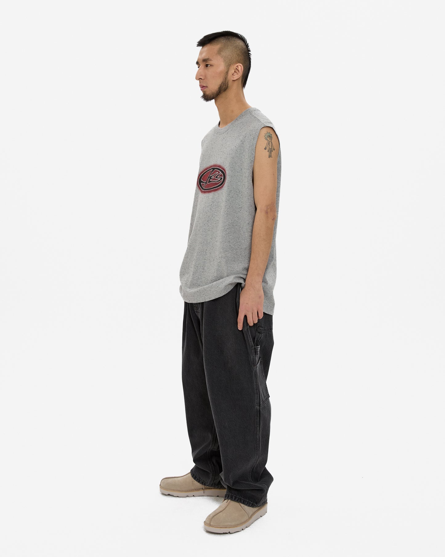 Y.E.S Oval Logo Sleeveless