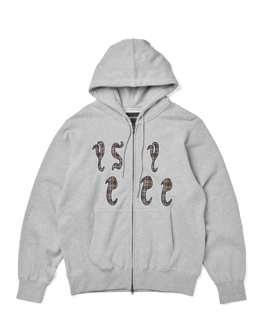 Y.E.S Bully Check Zip-up Hoodie