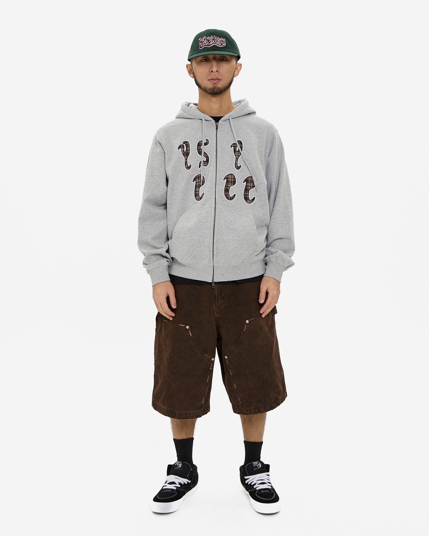 Y.E.S Bully Check Zip-up Hoodie