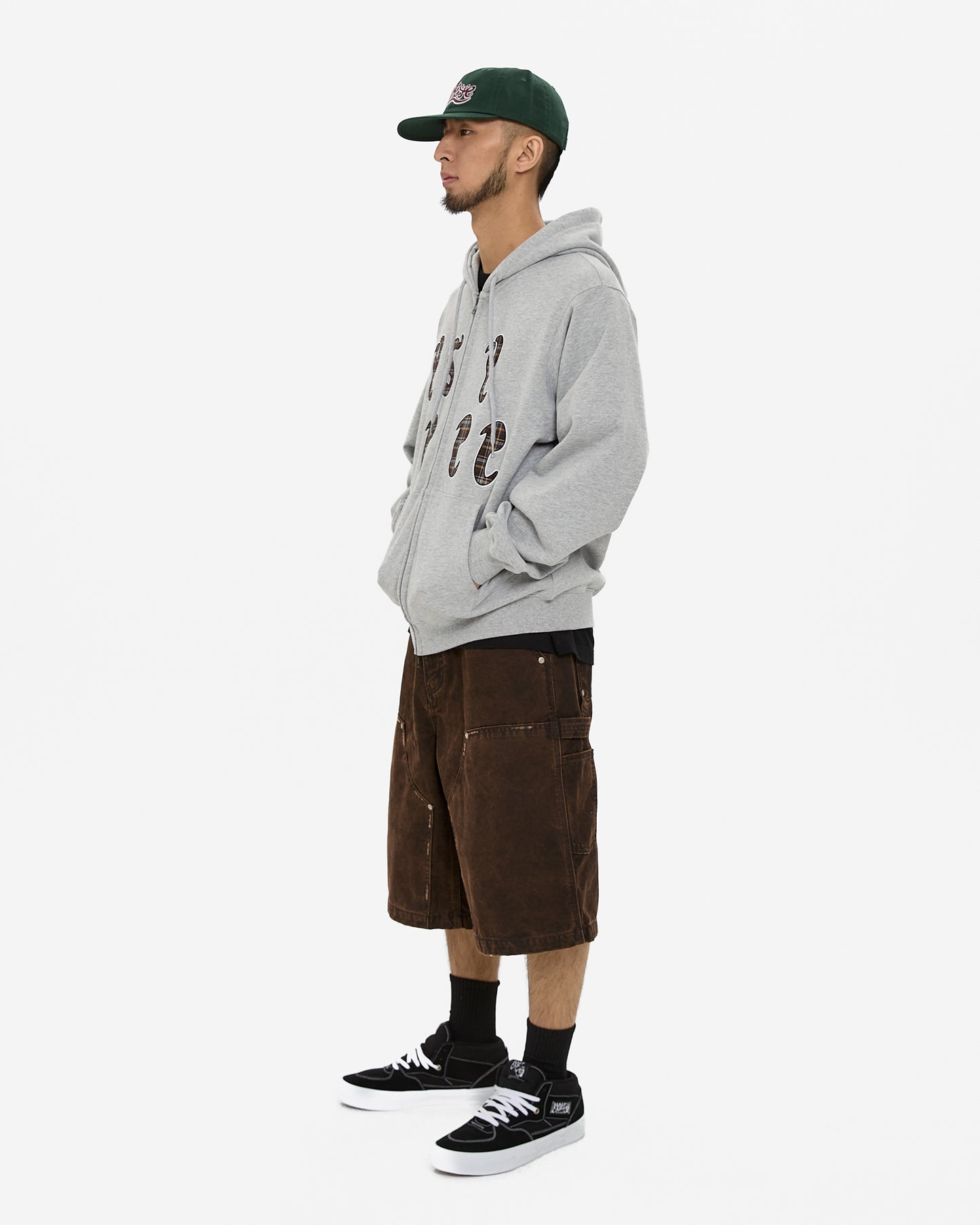 Y.E.S Bully Check Zip-up Hoodie