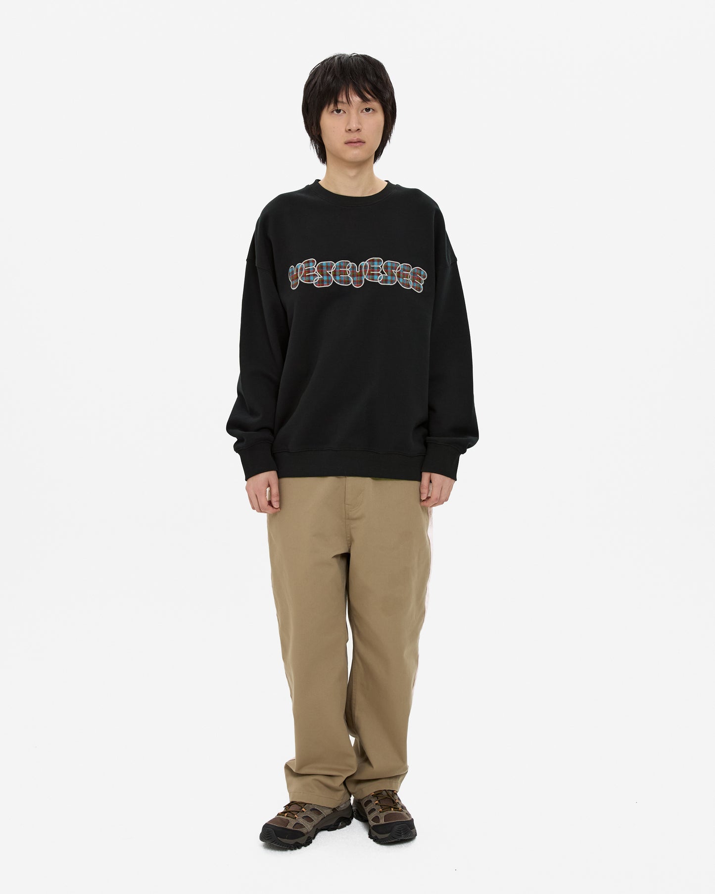 Y.E.S Checkered Logo Sweatshirt