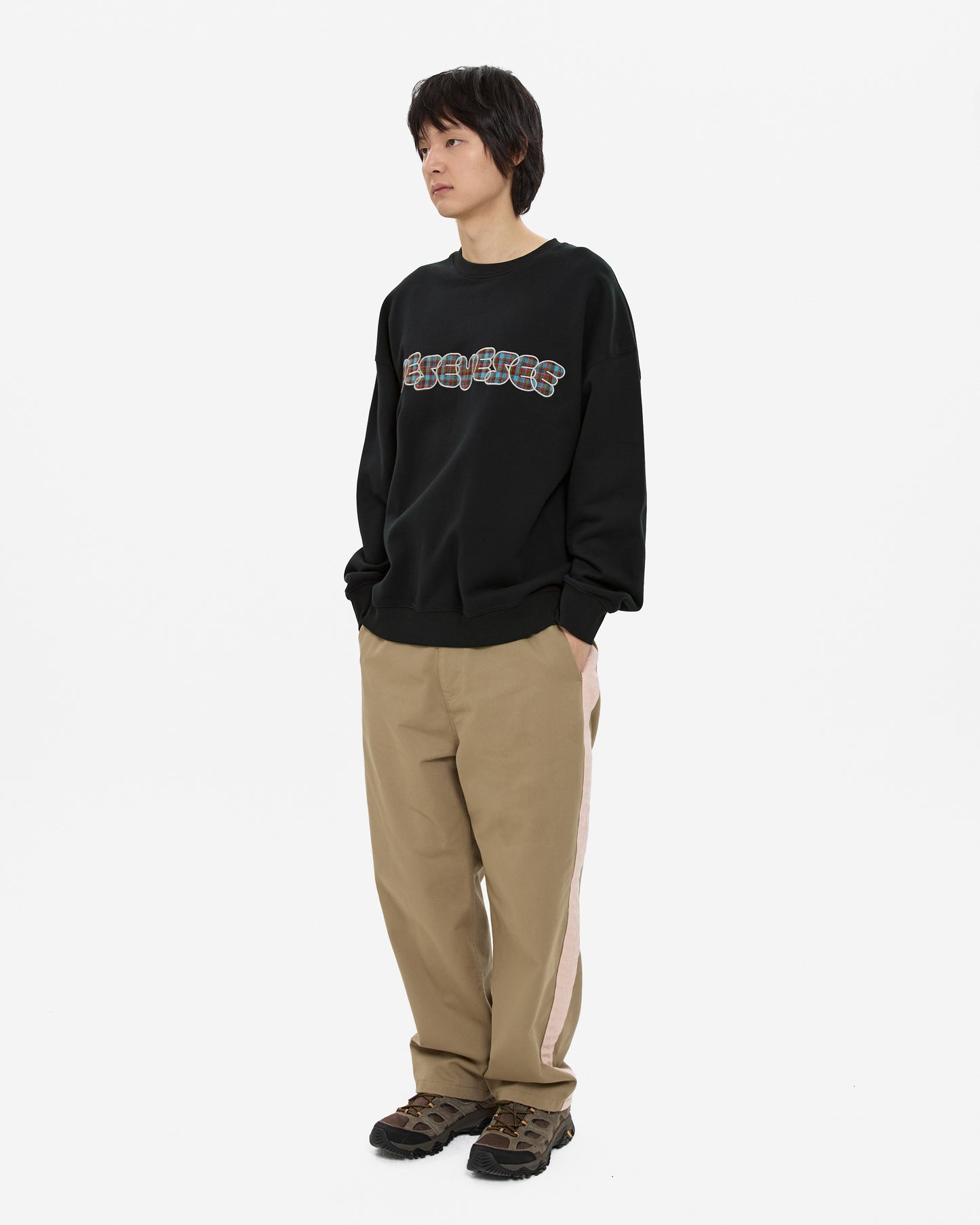 Y.E.S Checkered Logo Sweatshirt