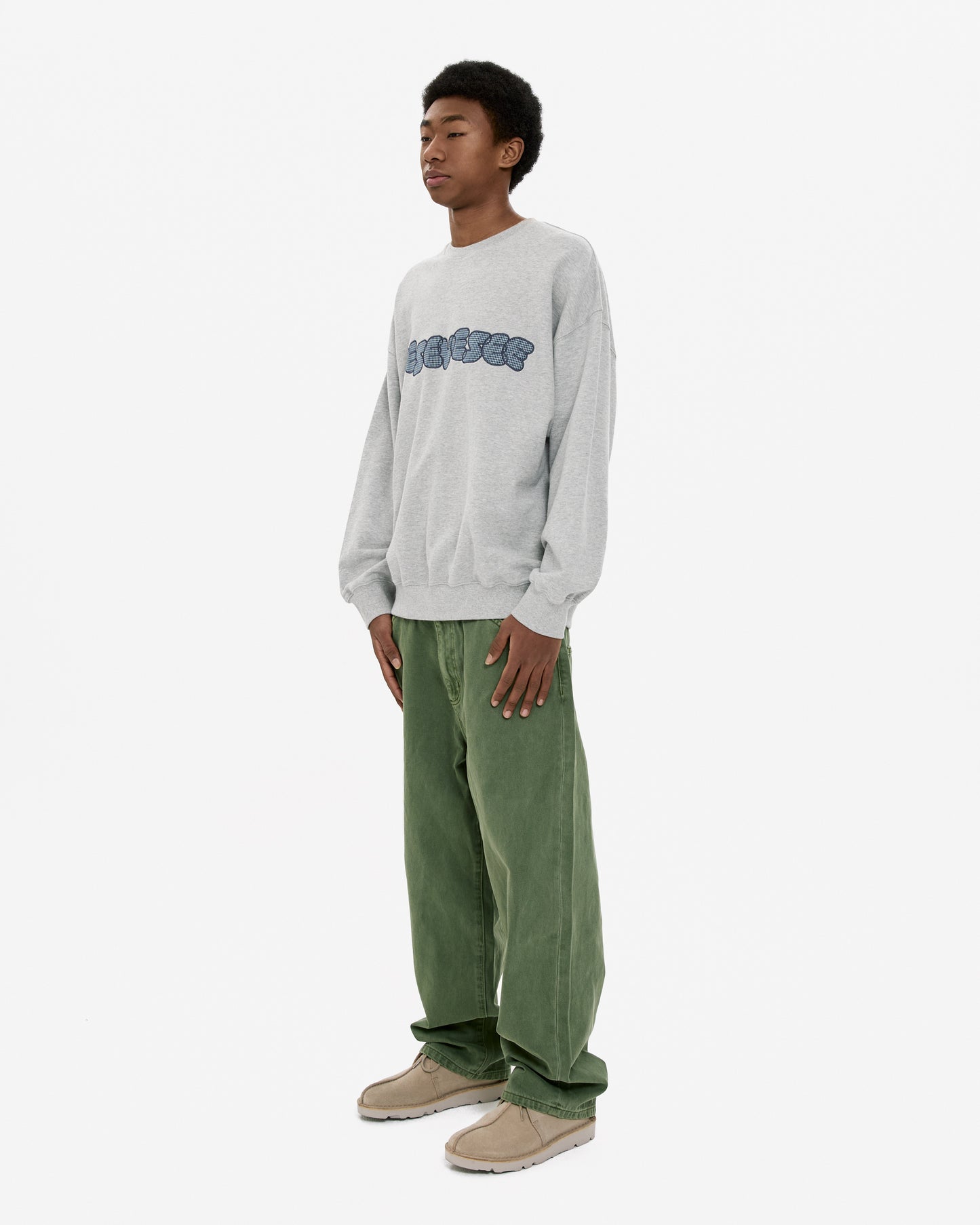 Y.E.S Checkered Logo Sweatshirt