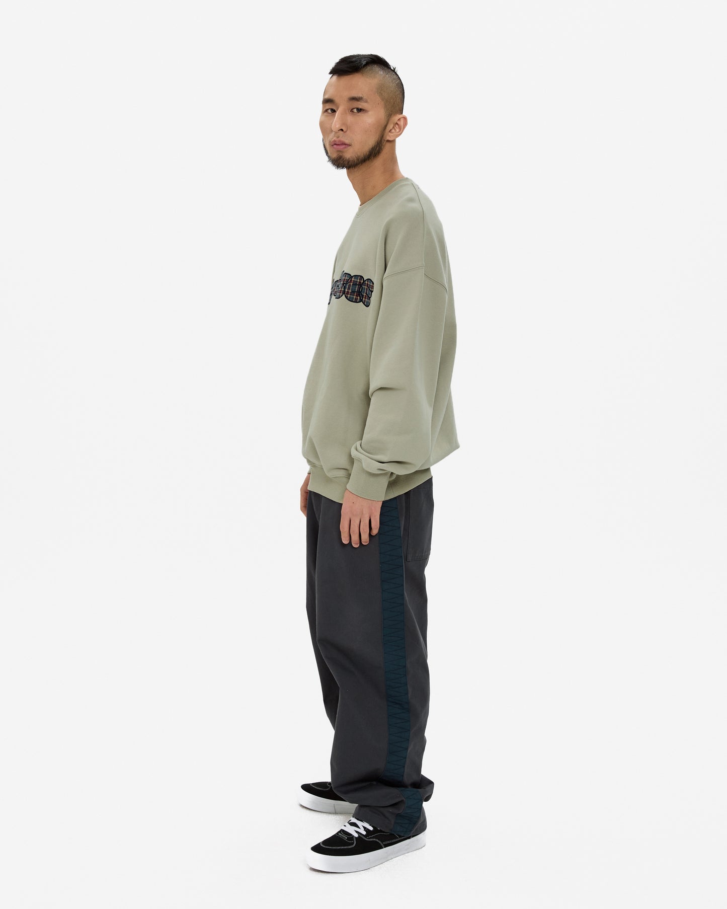 Y.E.S Checkered Logo Sweatshirt