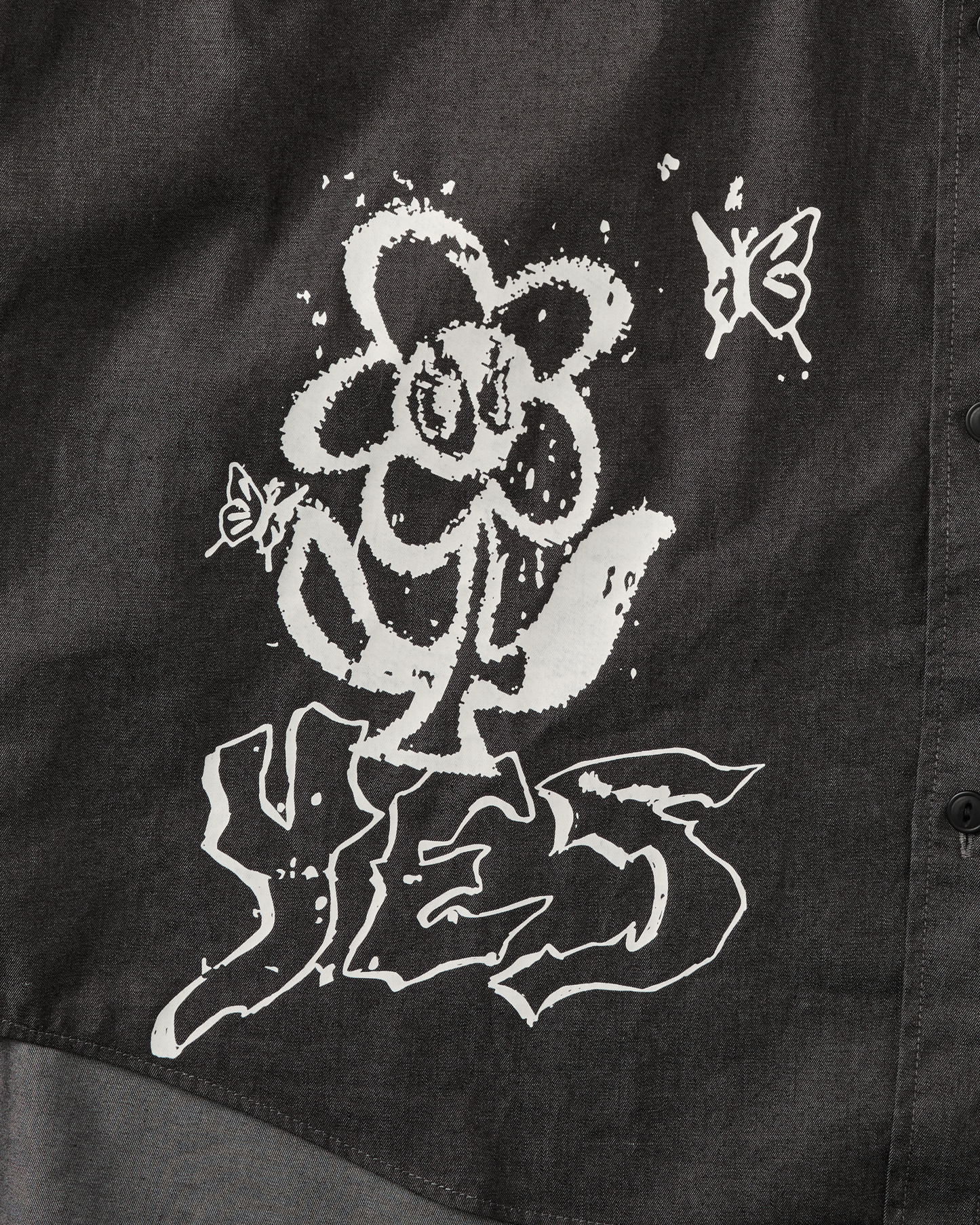 Y.E.S Doodle Half Shirt