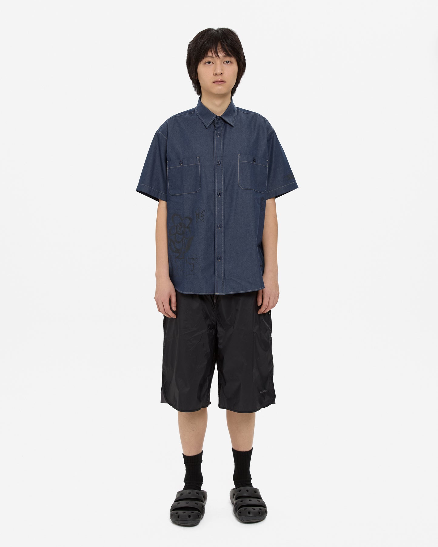Y.E.S Doodle Half Shirt