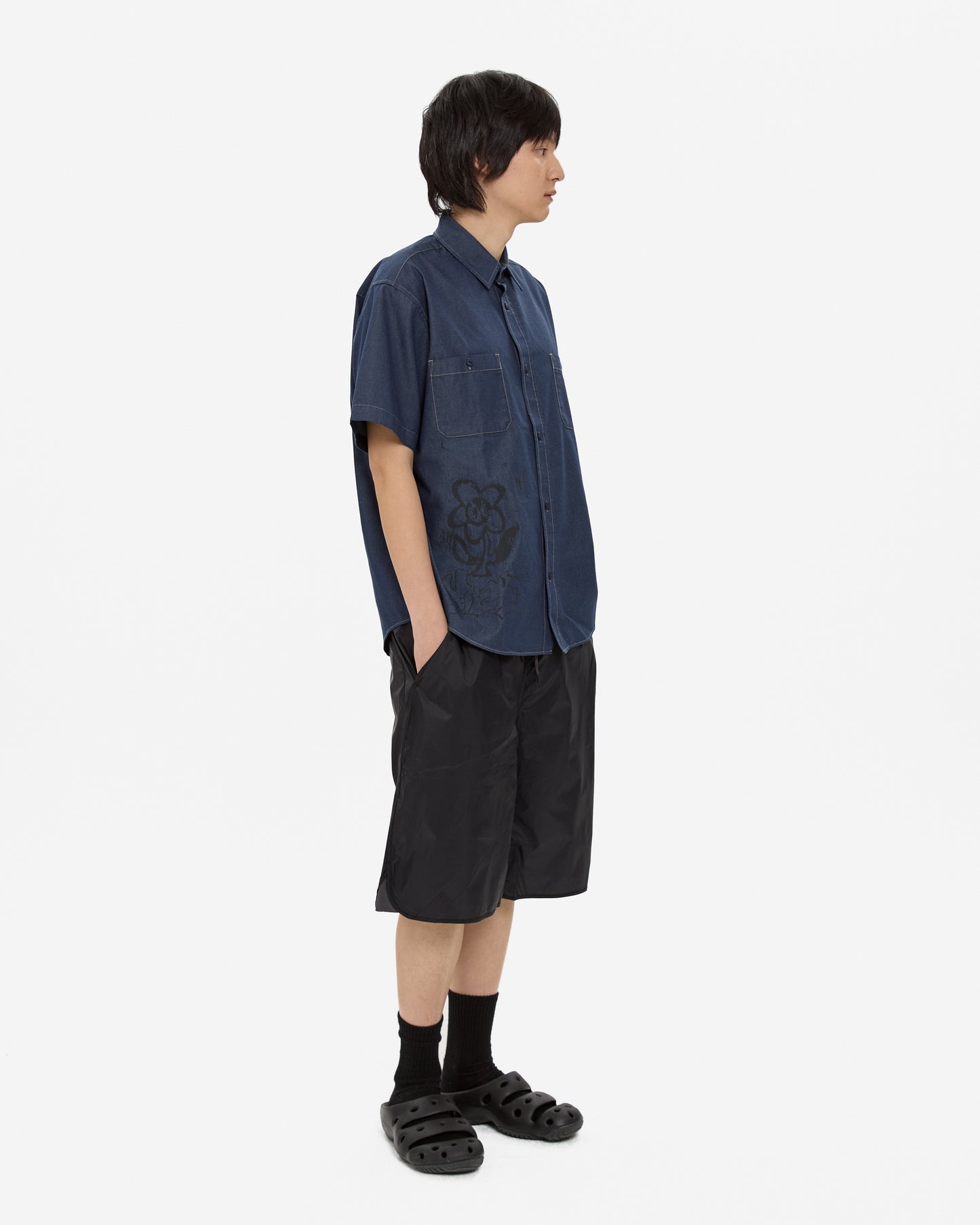 Y.E.S Doodle Half Shirt