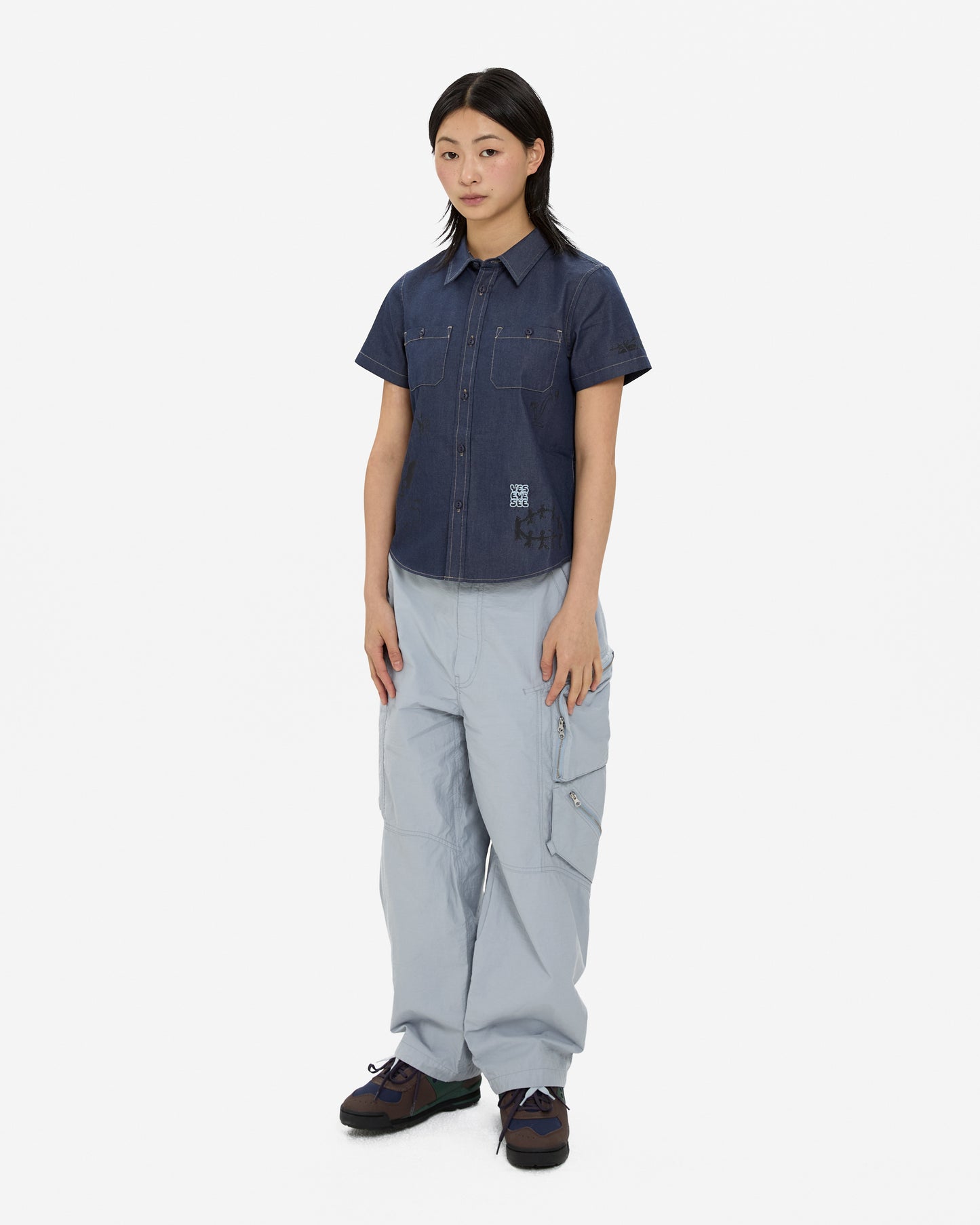 Y.E.S Doodle Half Shirt
