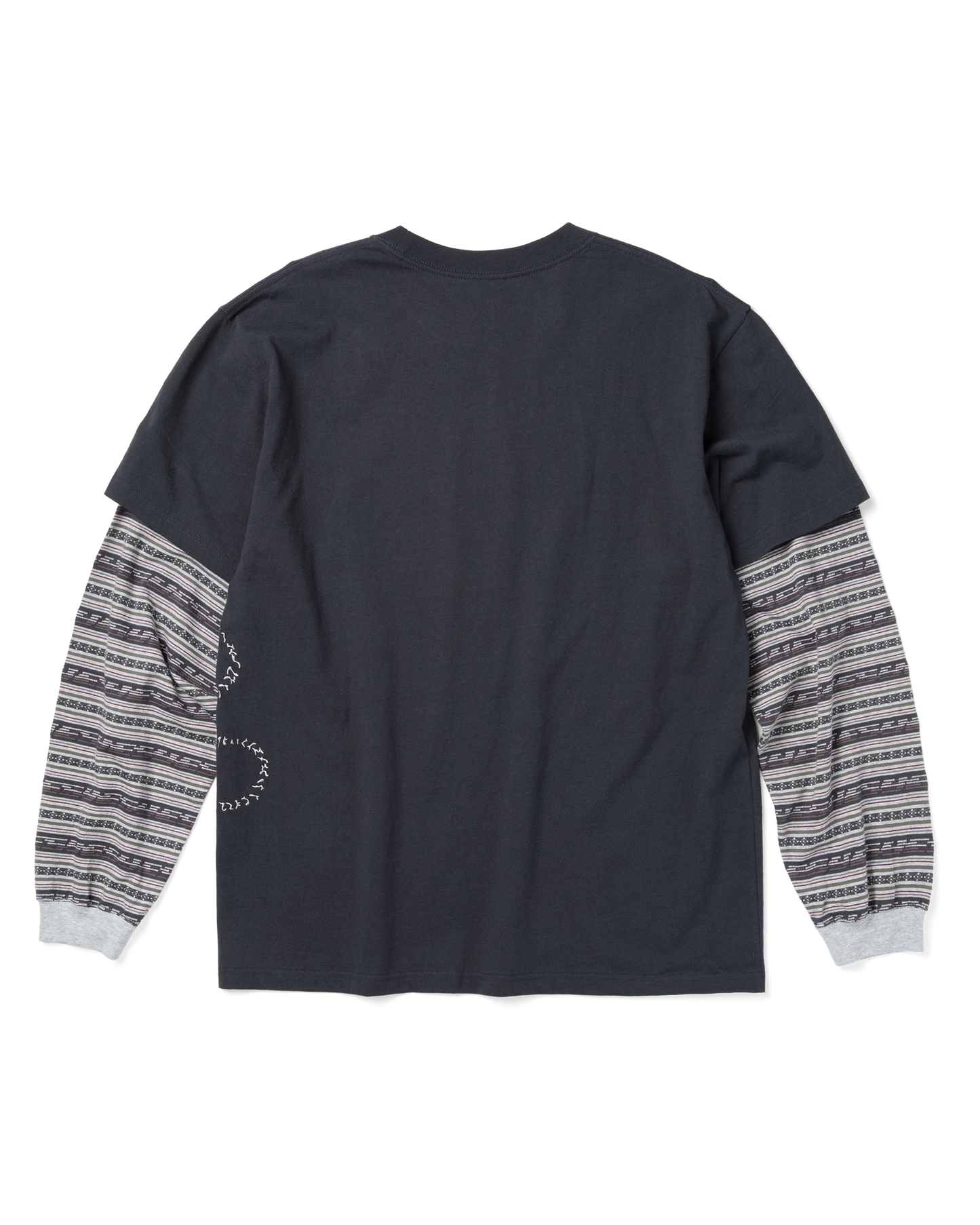 Y.E.S Jacquard Stripe Layerd L/S